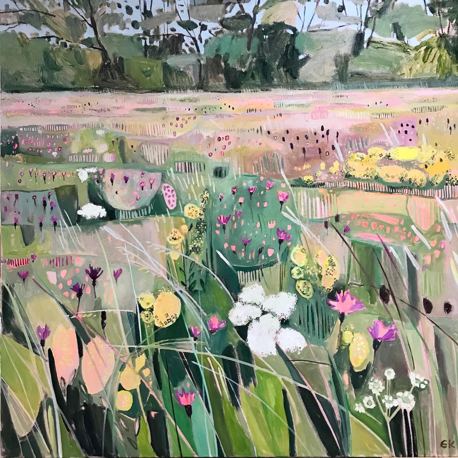 Elaine Kazimierczuk, Pittura astratta di paesaggio, Arte naïve Arte luminosa 5