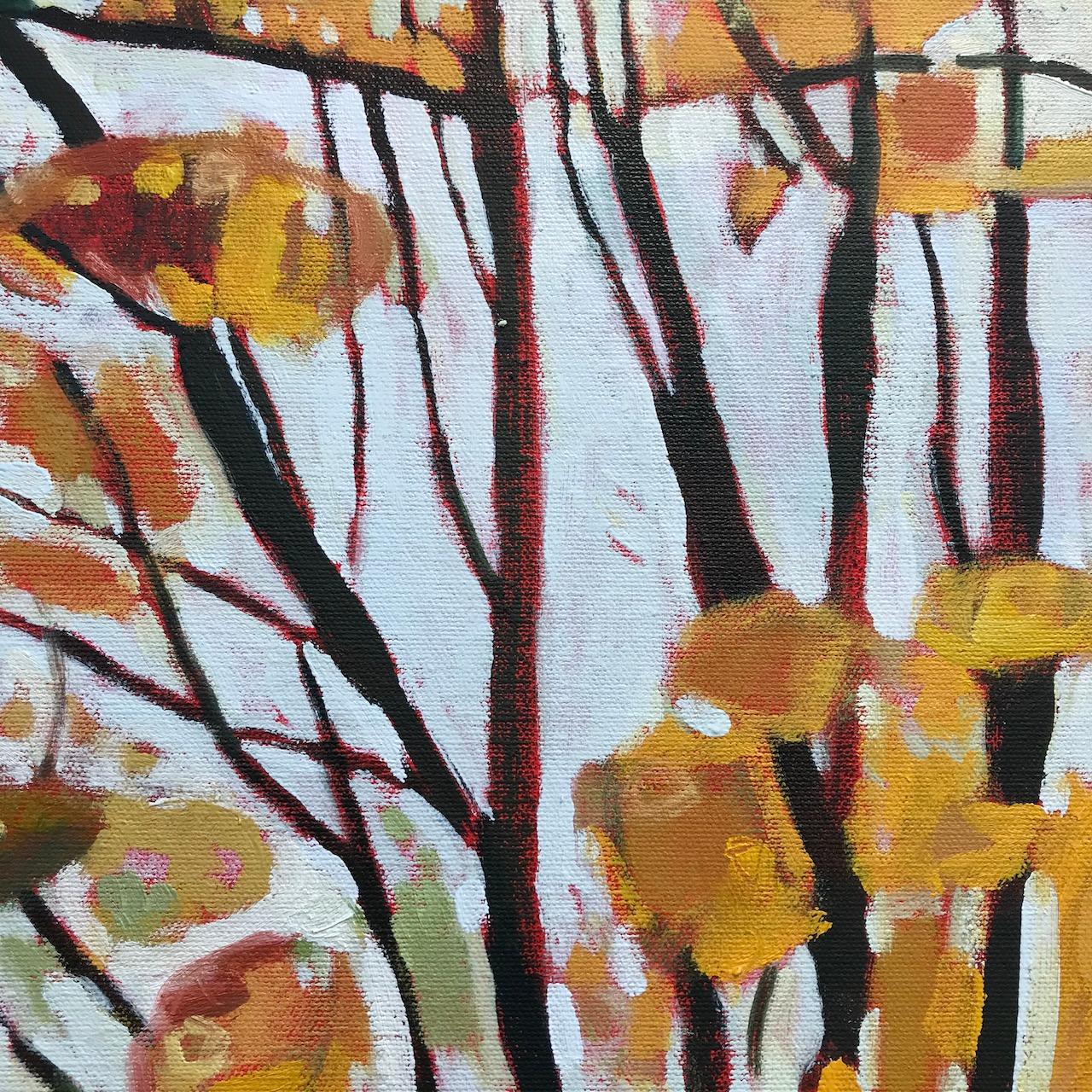 Elaine Kazimierczuk, Autumn Hedgerow with Traveller’s Joy, Rousham 1