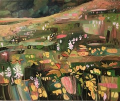 Elaine Kazimierczuk, Binevenagh II, Original Landscape Painting, Abstract Art