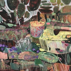 Elaine Kazimierczuk, Garden Fun, Original abstract and floral artwork