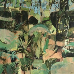 Elaine kazimierczuk, Shaugh Bridge I, Original abstract painting