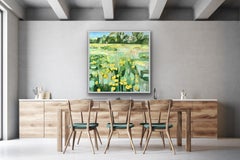 Just Buttercups by Elaine , Original art, Contemporary abstract art, Painting