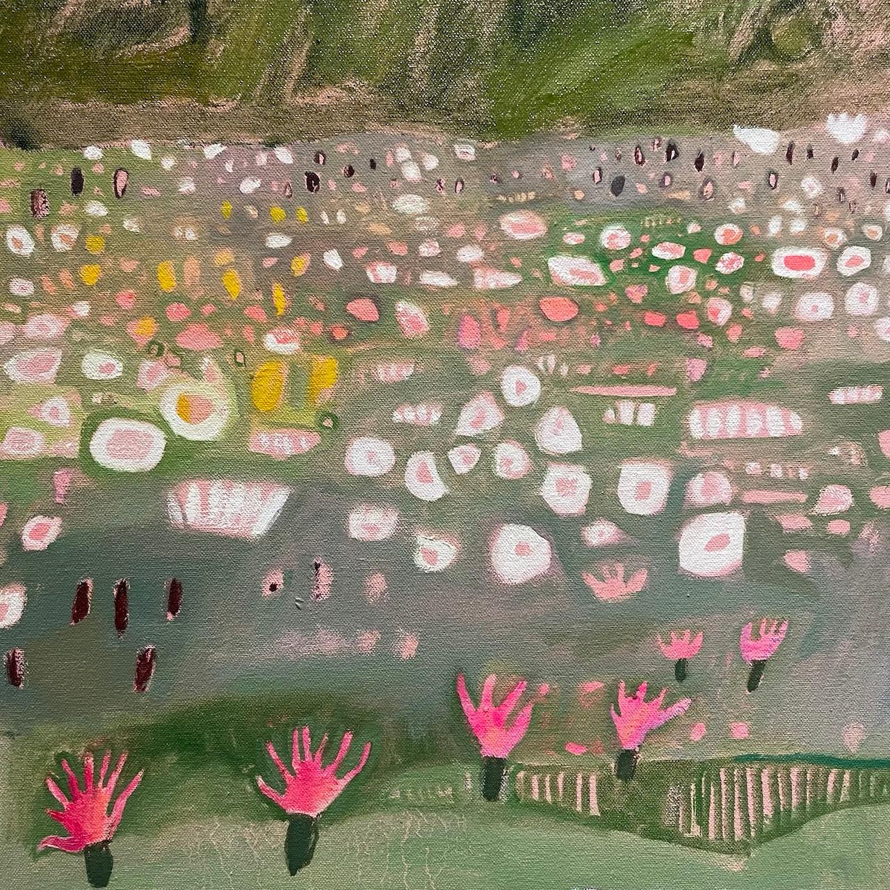 Ryewater Farm Summer Splendour, original painting, landscape, contemporary en vente 3