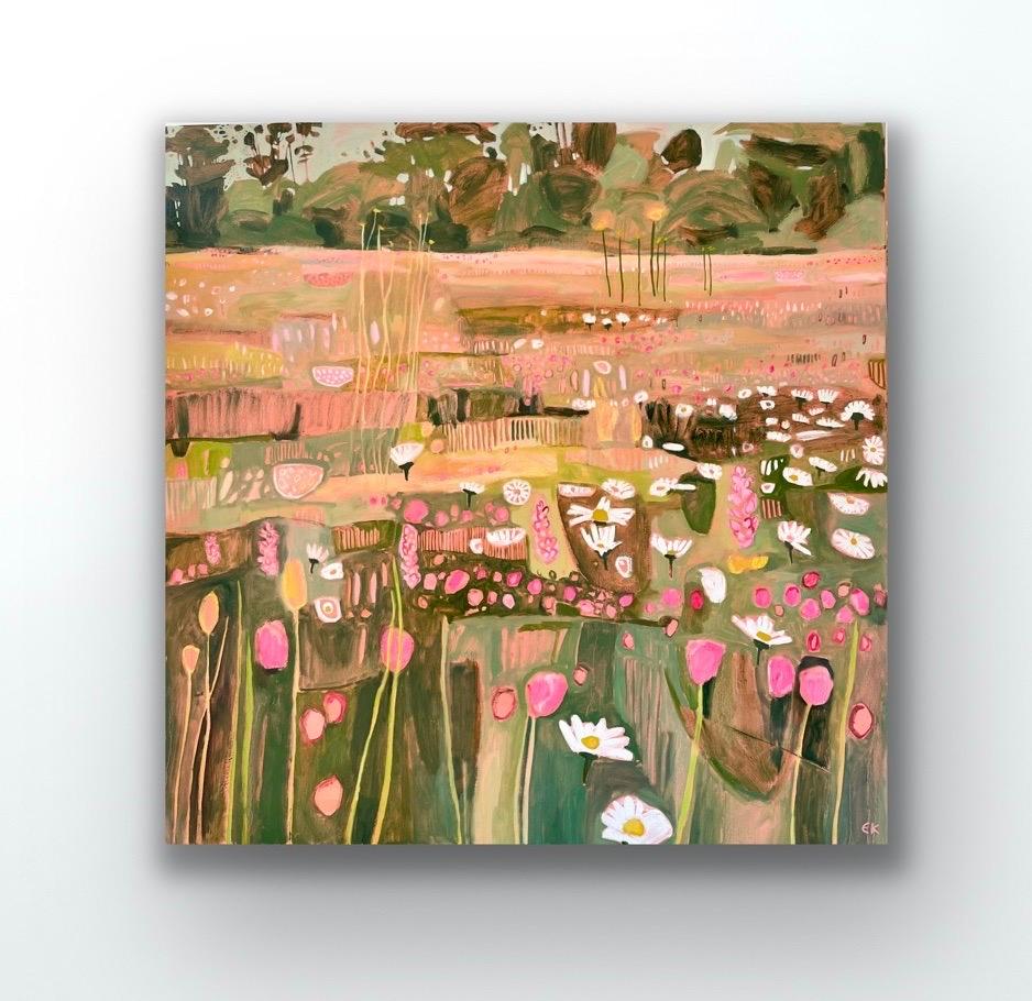 Ryewater in Golden Evening Sun, rechte Tafel des Diptychons, Originalgemälde im Angebot 3
