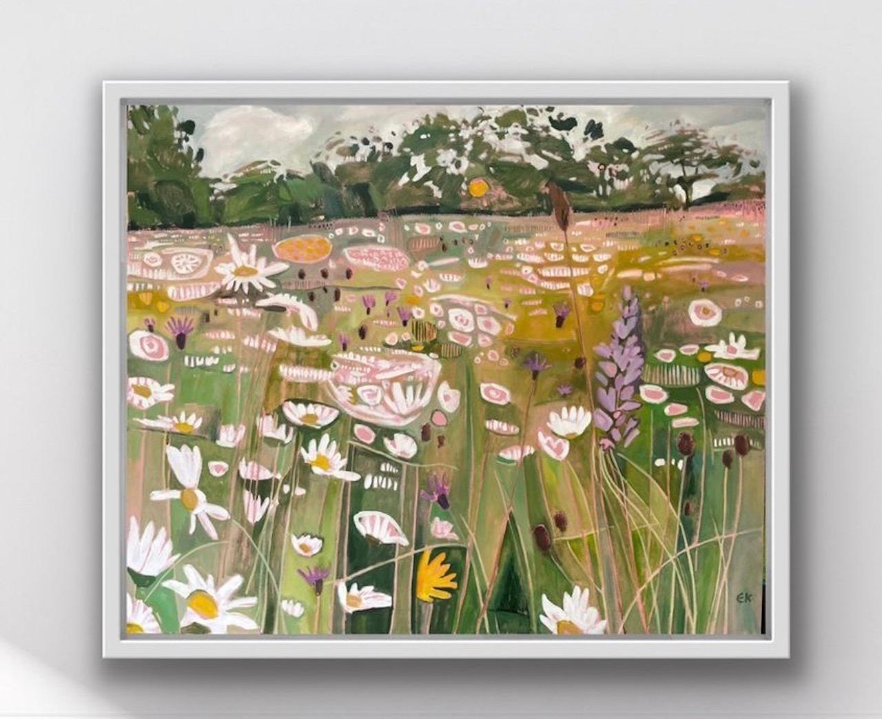 Ryewater Rythms, peinture originale, peinture florale abstraite en vente 6