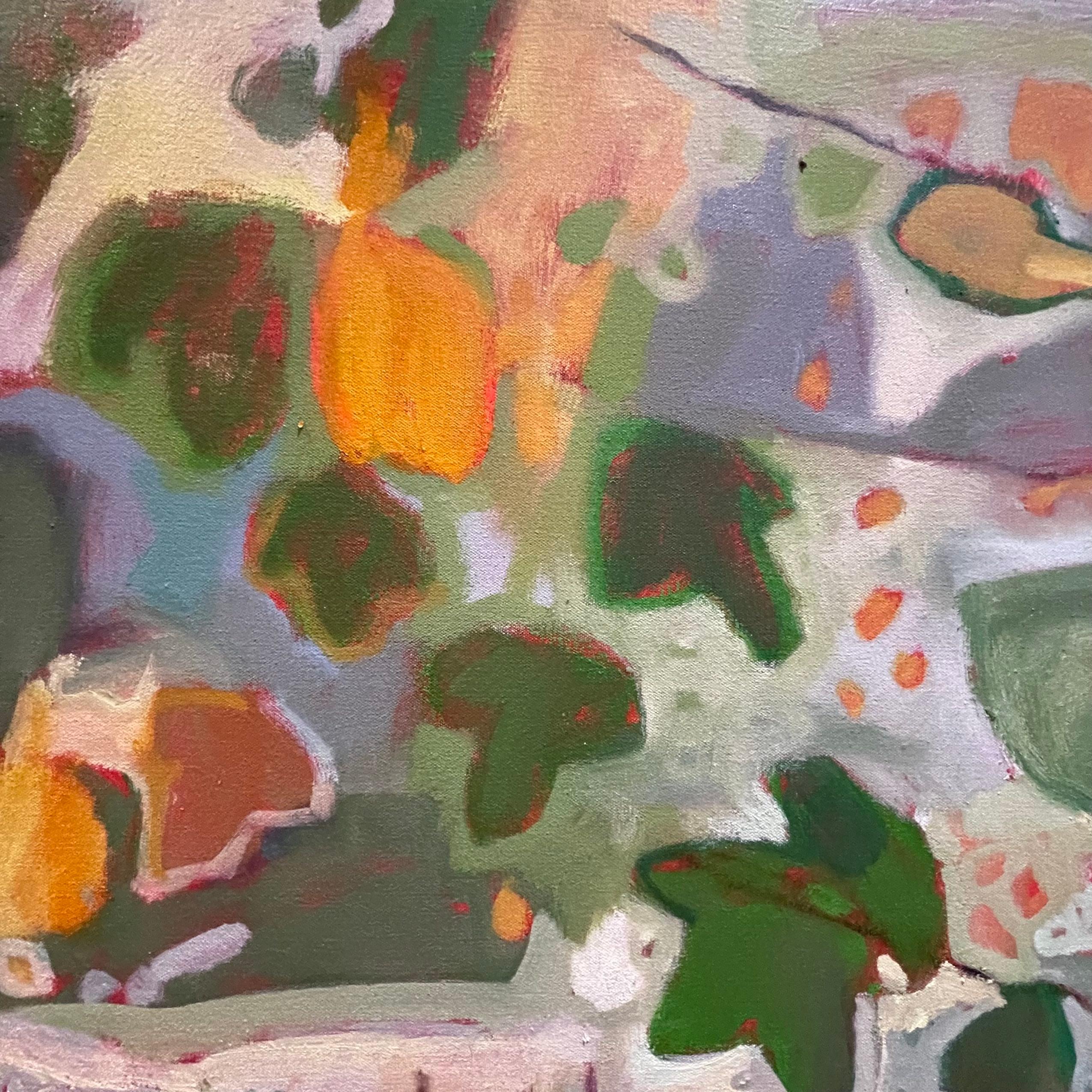 Suaves tonos otoñales en Bunny Wood nº 2, pintura original, paisaje en venta 2