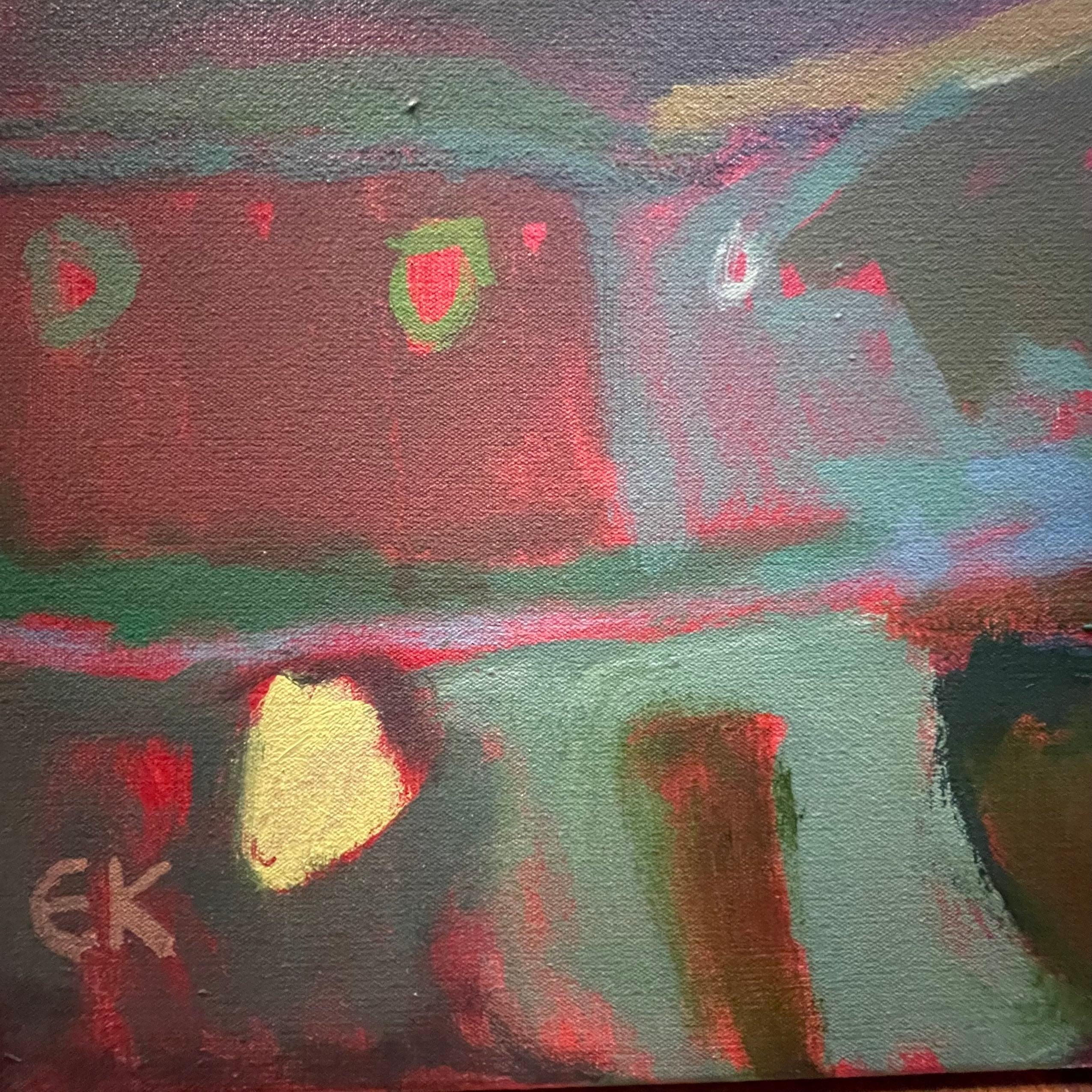 Suaves tonos otoñales en Bunny Wood nº 2, pintura original, paisaje en venta 6