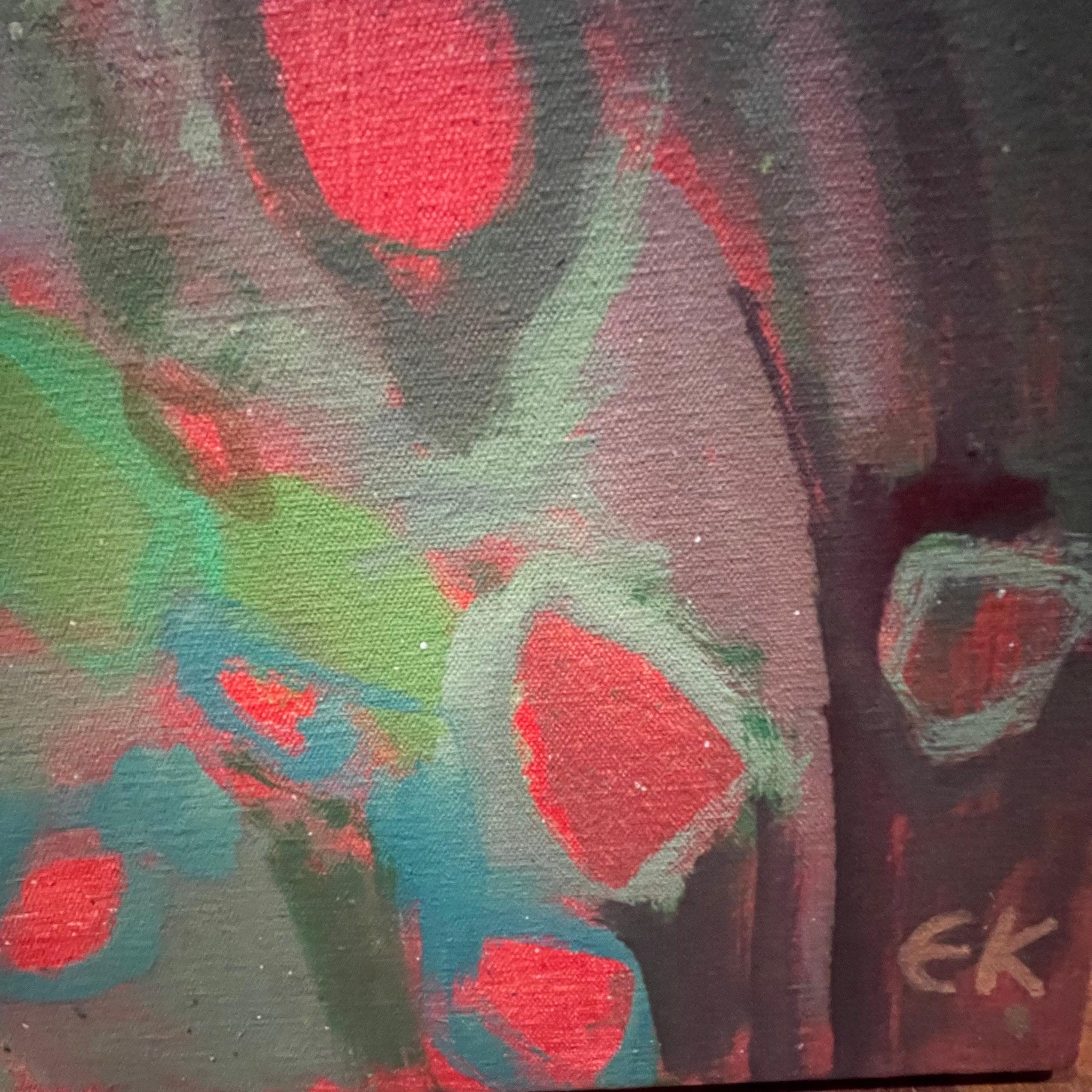 Suaves tonos otoñales en Bunny Wood, pintura original, paisaje en venta 1