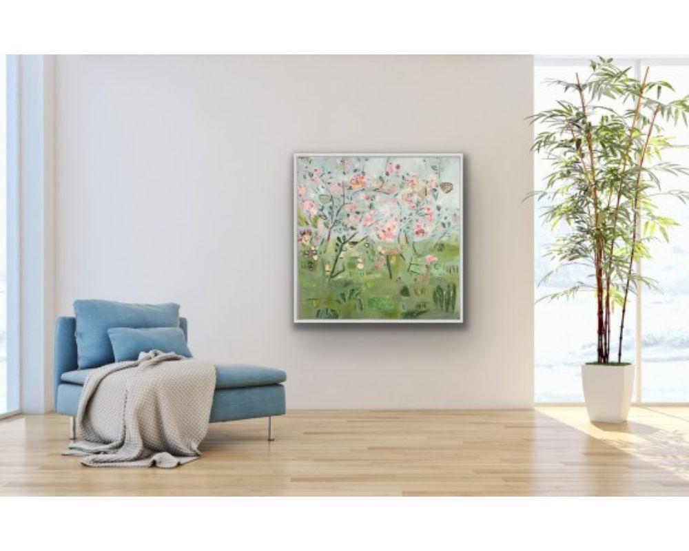 Primavera a Twenty Pound Meadow su tela Pittura originale Elaine Kazimierczuk 1