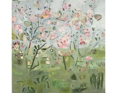 Spring at Twenty Pound Meadow on Canvas original Painting Elaine Kazimierczuk 