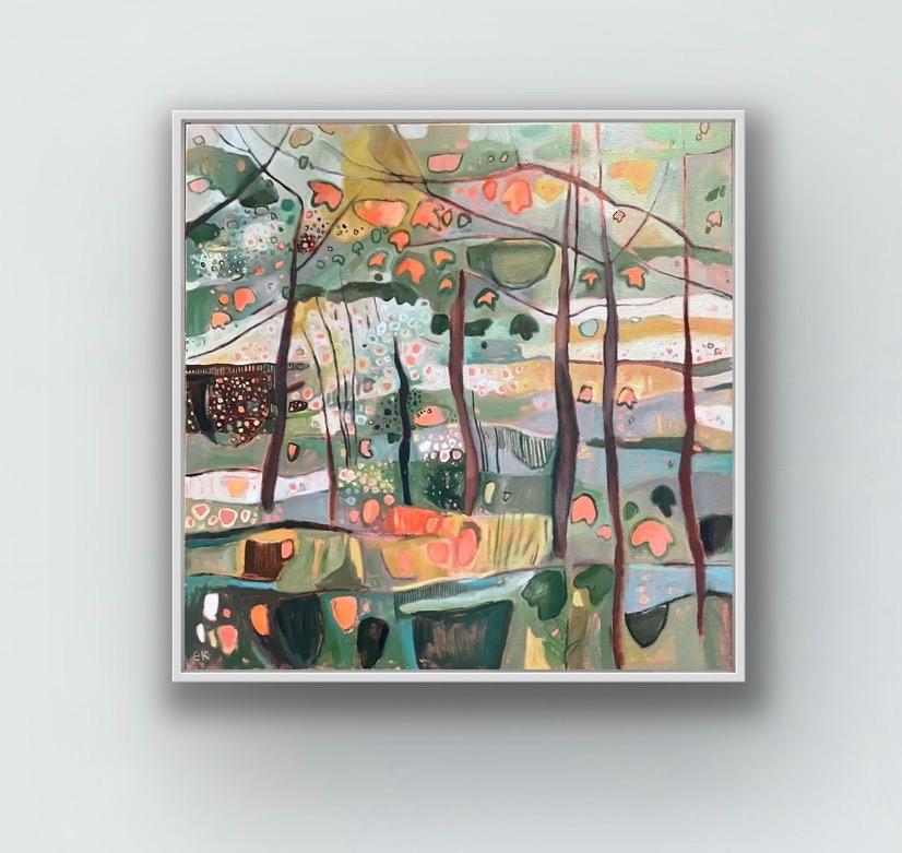Díptico Bunny Woods in Bright Sunshine- Original, Abstracto en venta 1