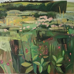 Tackley Revisited III, pintura original, contemporáneo, paisaje