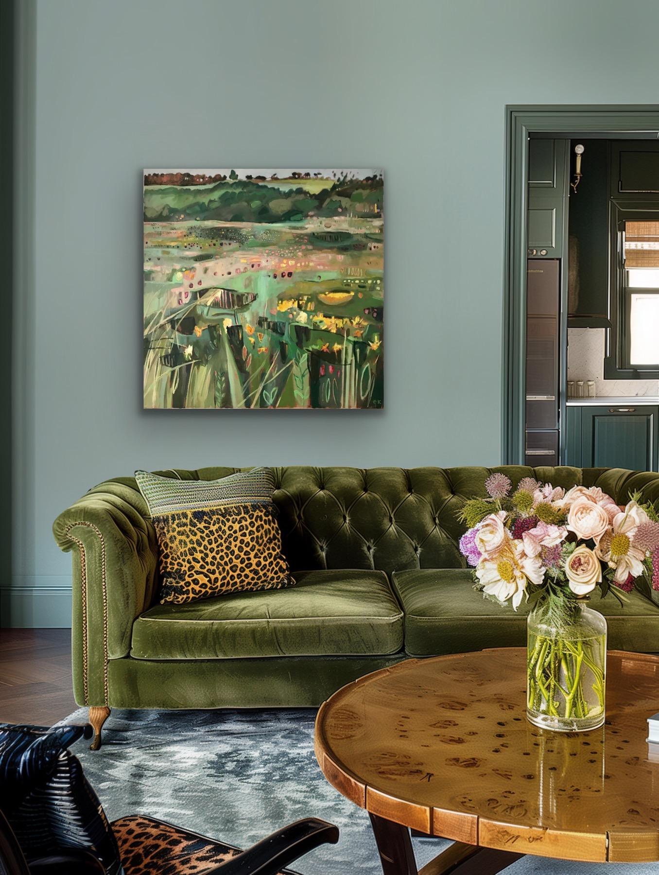 Tackley Revisited, quadro originale, contemporaneo, astratto, paesaggio in vendita 3