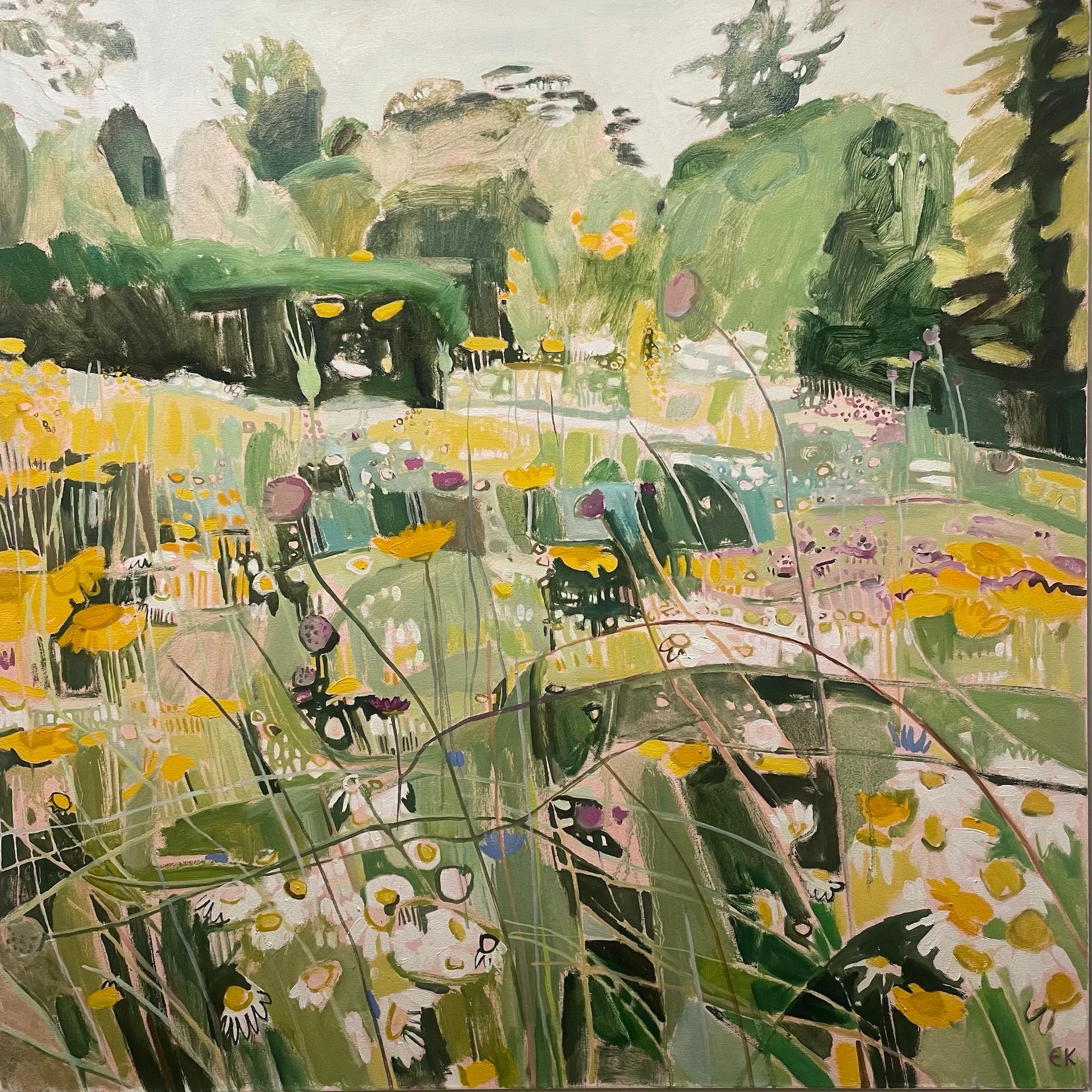 Elaine Kazimierczuk View from my Studio, Original Painting, Landscape