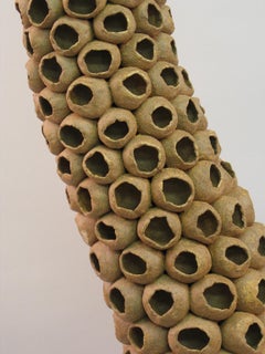 “Depleted”, natural tan ceramic seedpods