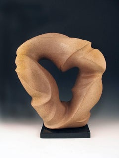  “Sandstone Passages”, speckled ceramic, inspired by sandstone and water