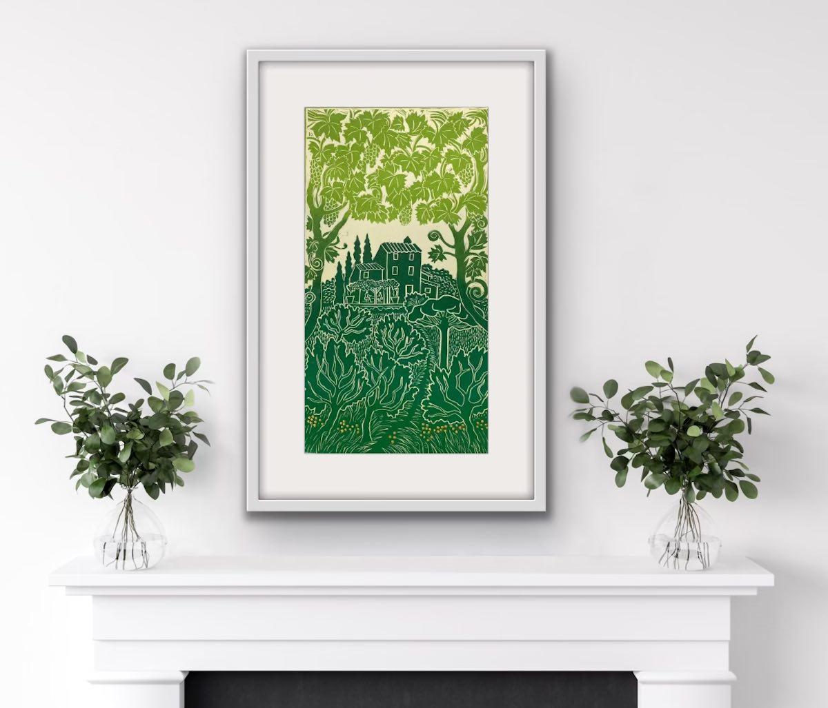 Memories of Tuscany di Elaine Marshall, Stampa in edizione limitata, Arte del paesaggio - Print Contemporaneo di Elaine Marshall 