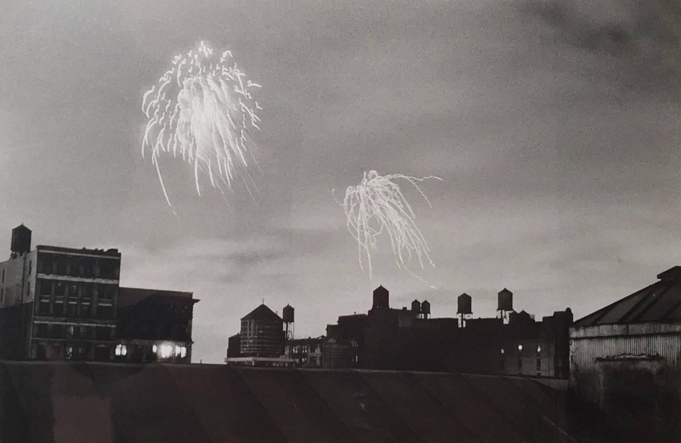 Elaine Mayes Black and White Photograph - American 4th July, Vintage Silver Gelatin Print