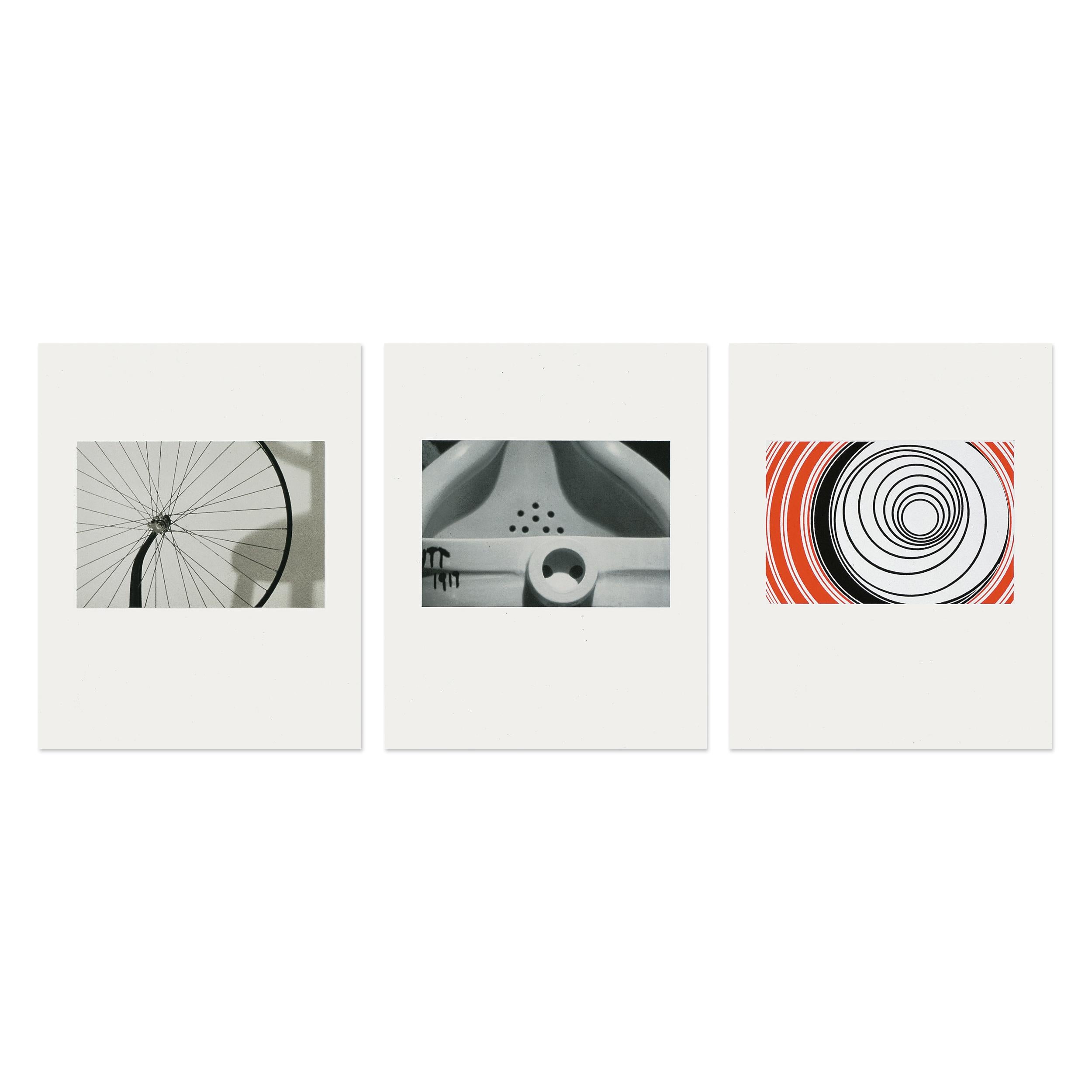 Elaine Sturtevant, Trittico di Duchamp - Tre stampe firmate, Arte concettuale
