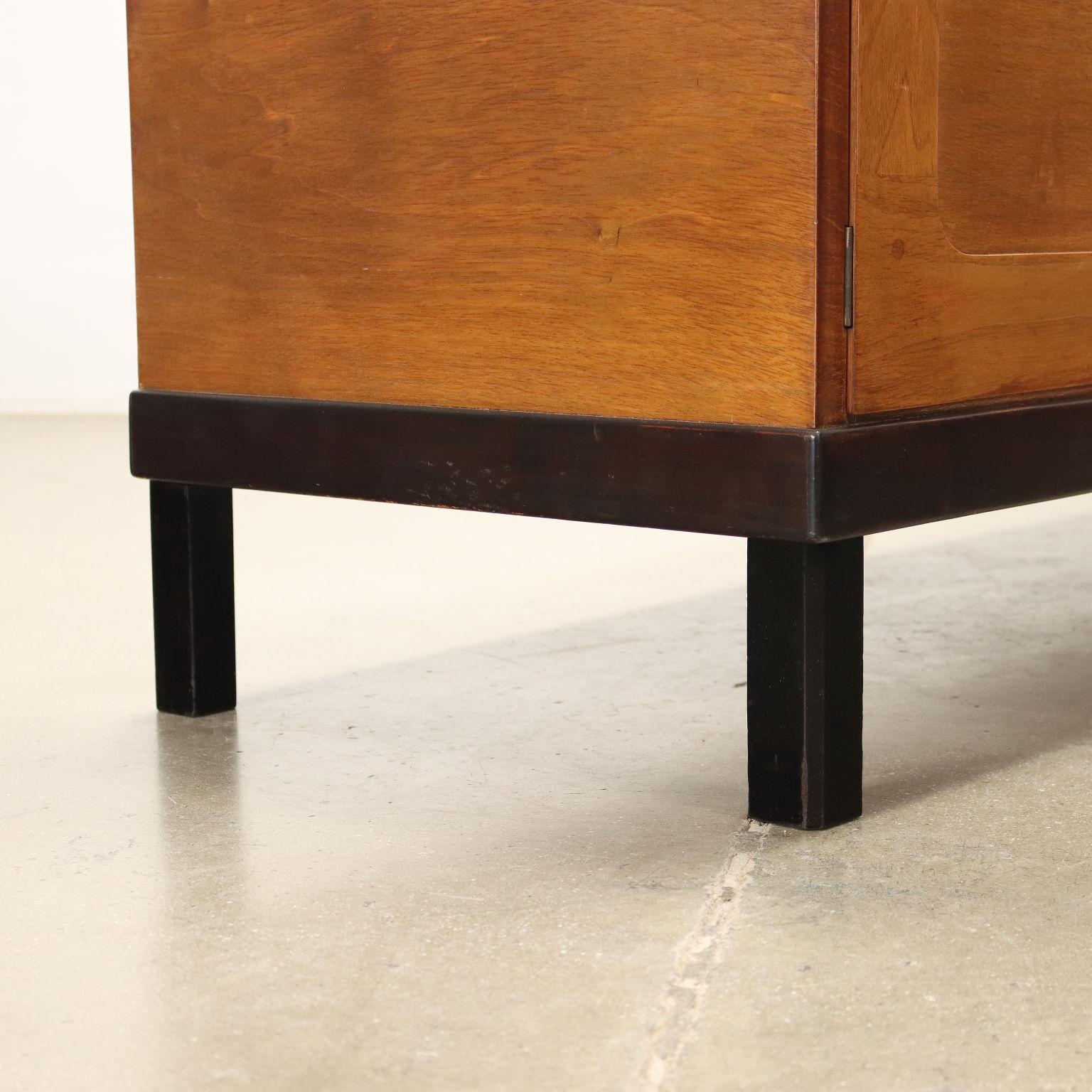 Elam Sideboard von Piero Ranzani, exotisches Holz, Italien, 1960er-70er Jahre 3