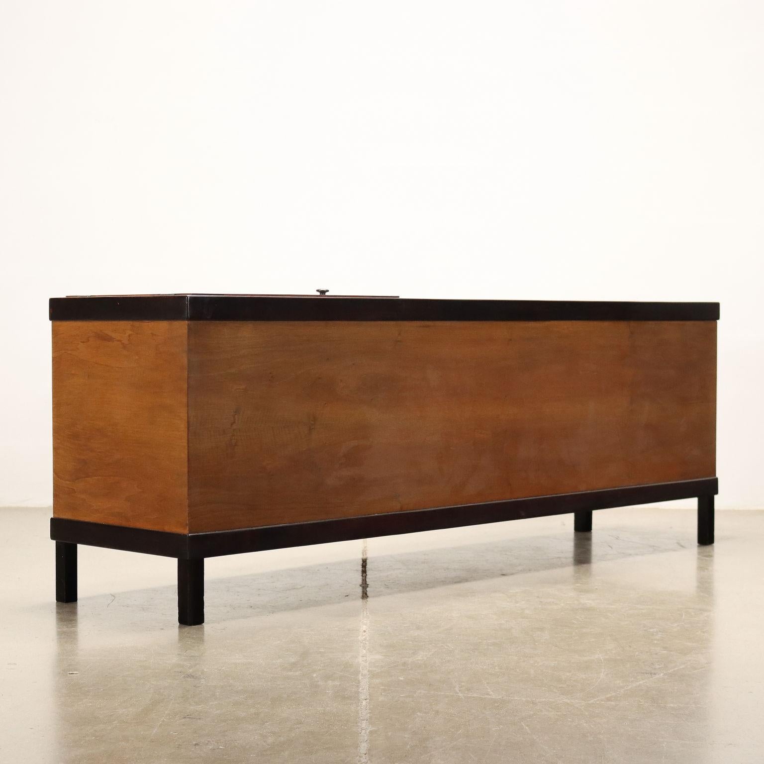 Elam Sideboard von Piero Ranzani, exotisches Holz, Italien, 1960er-70er Jahre 5