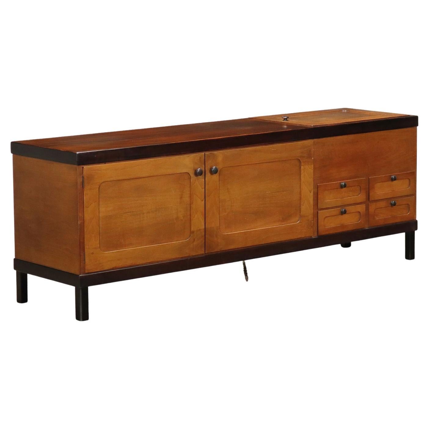 Elam Sideboard by Piero Ranzani Exotic Wood, Italy, 1960s-70s For Sale