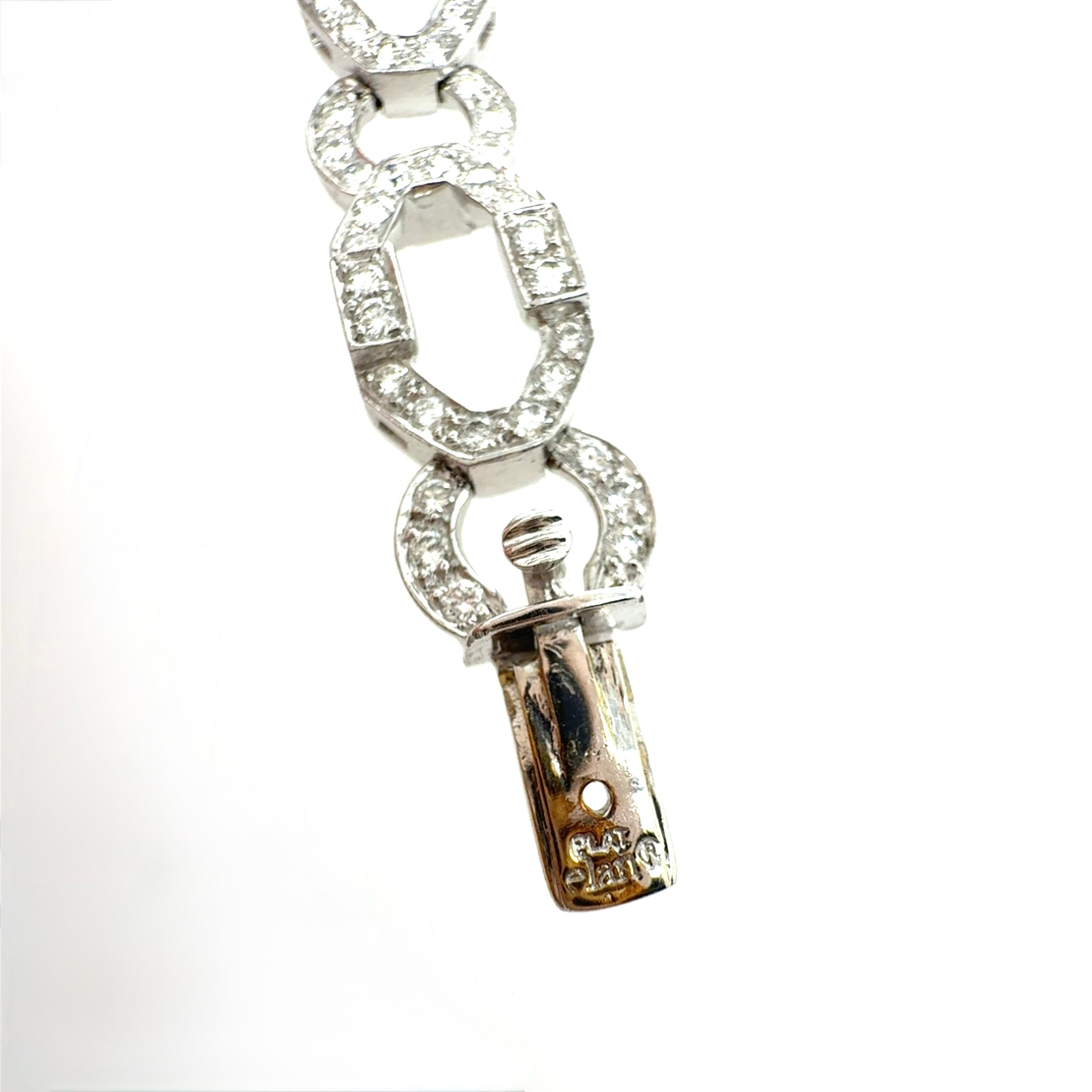 De las mujeres Collar Elan, Platino y Diamantes en venta