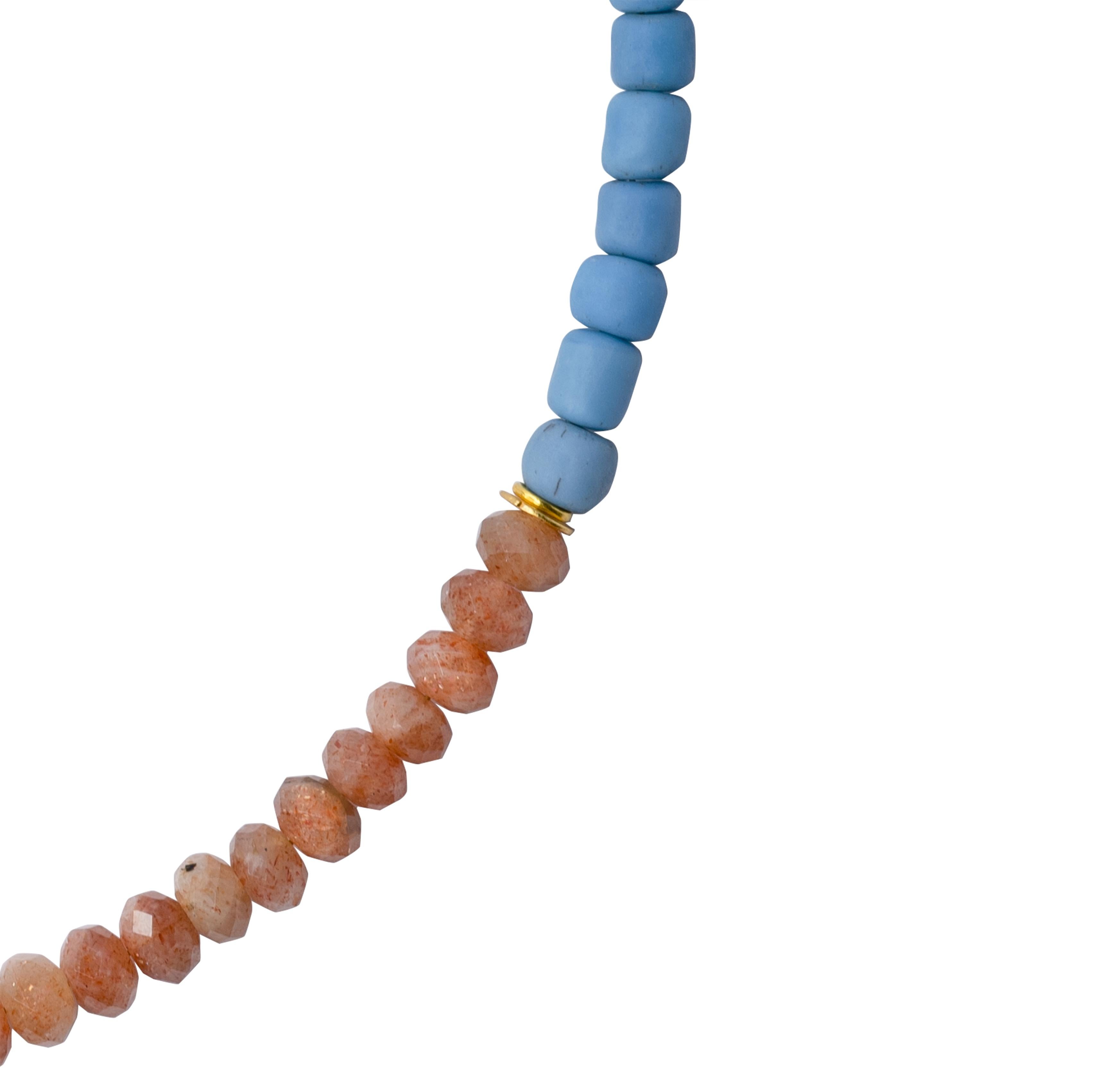 Elara Sunstone Necklace -by Bombyx House In New Condition In Westport, CT