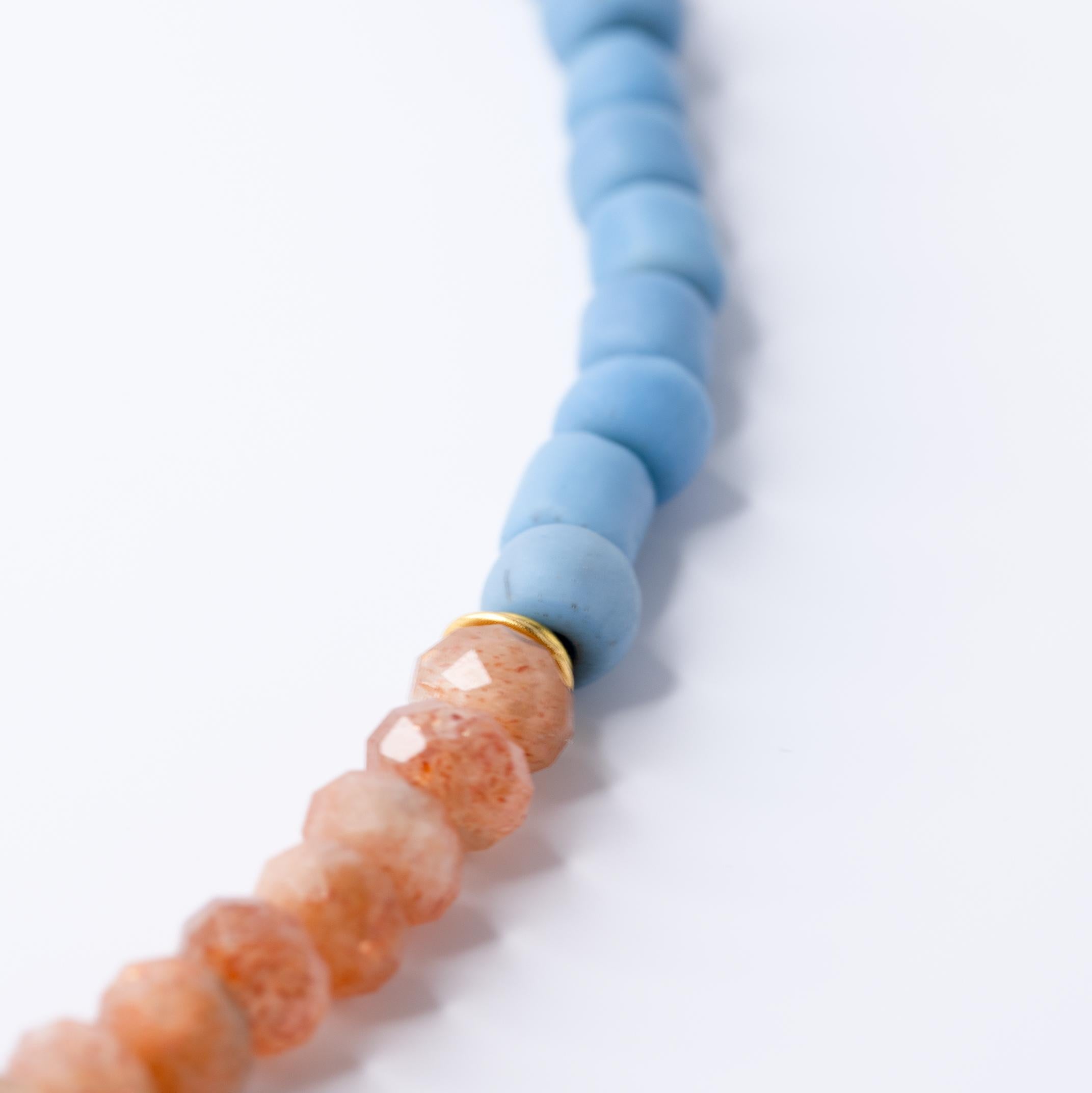 Elara Sunstone Necklace -by Bombyx House 1