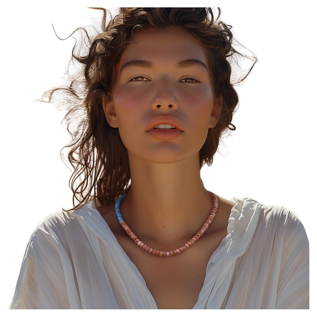 This necklace holds personal significance, crafted to resonate with your story and style. It will make you feel effortlessly captivating and uniquely yourself, commanding attention and admiration with every wear.

	•	16