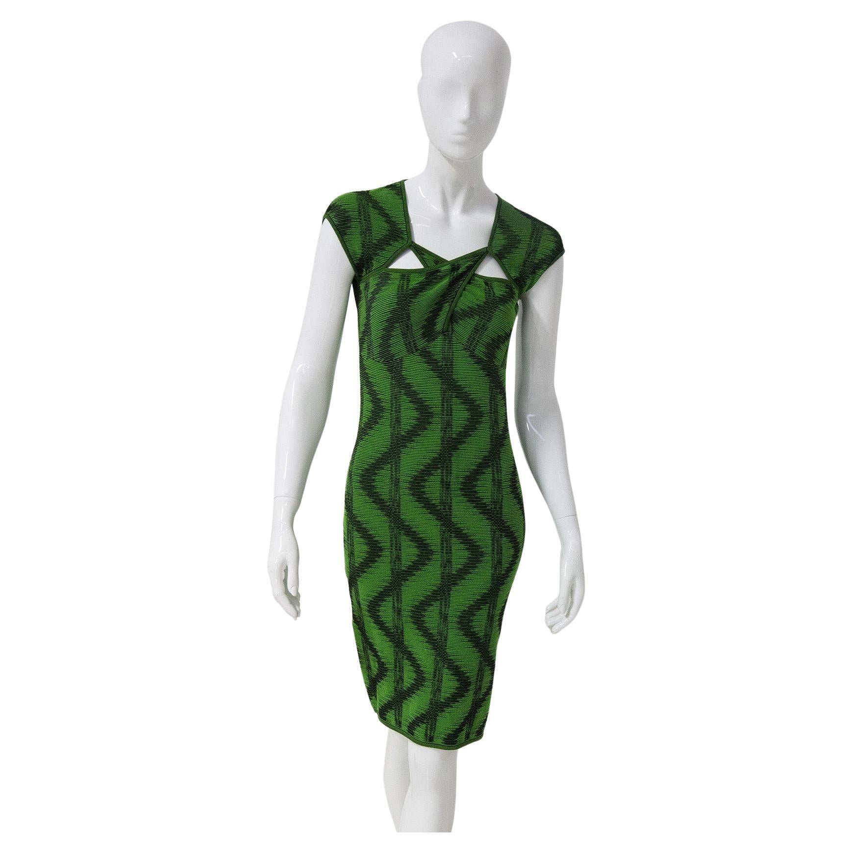 Elastic day dress by Missoni, label For Sale