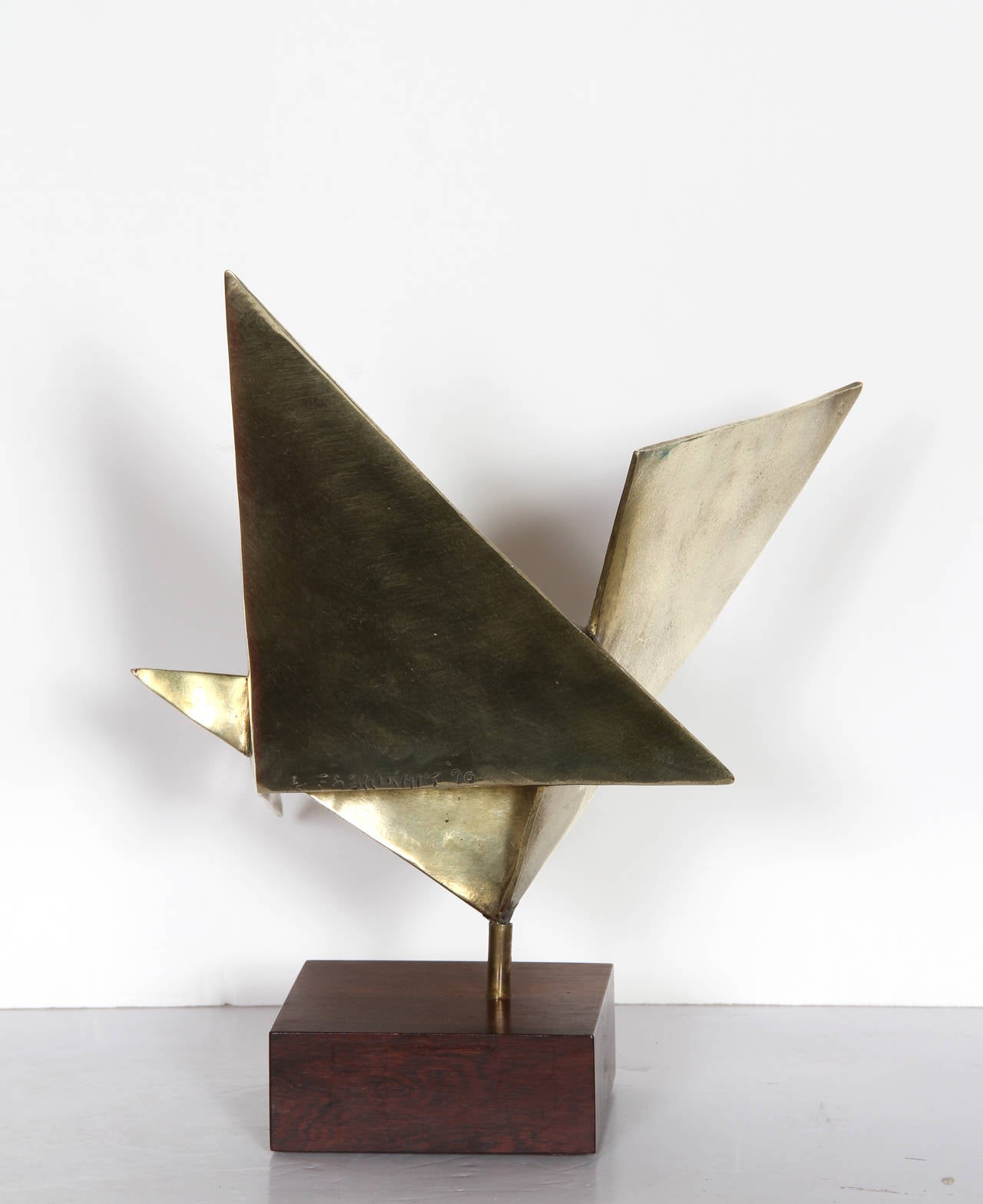 Geometric Abstract, Bronze Sculpture by Elayne Fabrikant 2