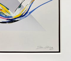 K ry (Flow Intersection) Mixed Media Serigraph, Artist Proof, 1988