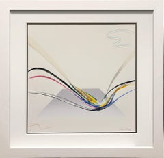 K ry (Flow Intersection) Mixed Media Serigraph, Artist Proof, 1988