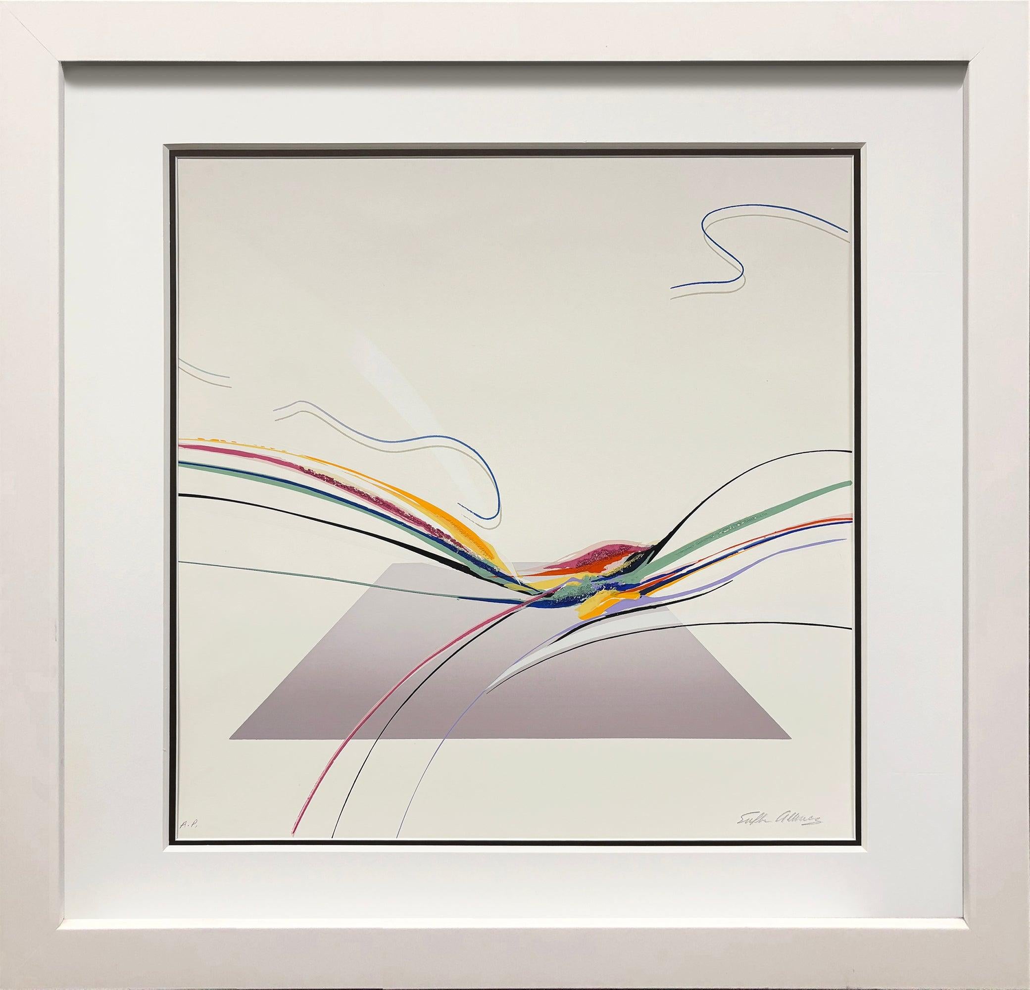 Kukan Mixed Media Serigraphie, signierter Künstlerabzug, 1988, gerahmt – Print von Elba Alvarez