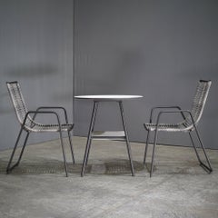 Elba-Tisch für Innen- und Außenbereich und zwei Stühle von BoConcept