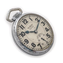 Elbon 17 Jewels Timemaster GMT Pocket Watch