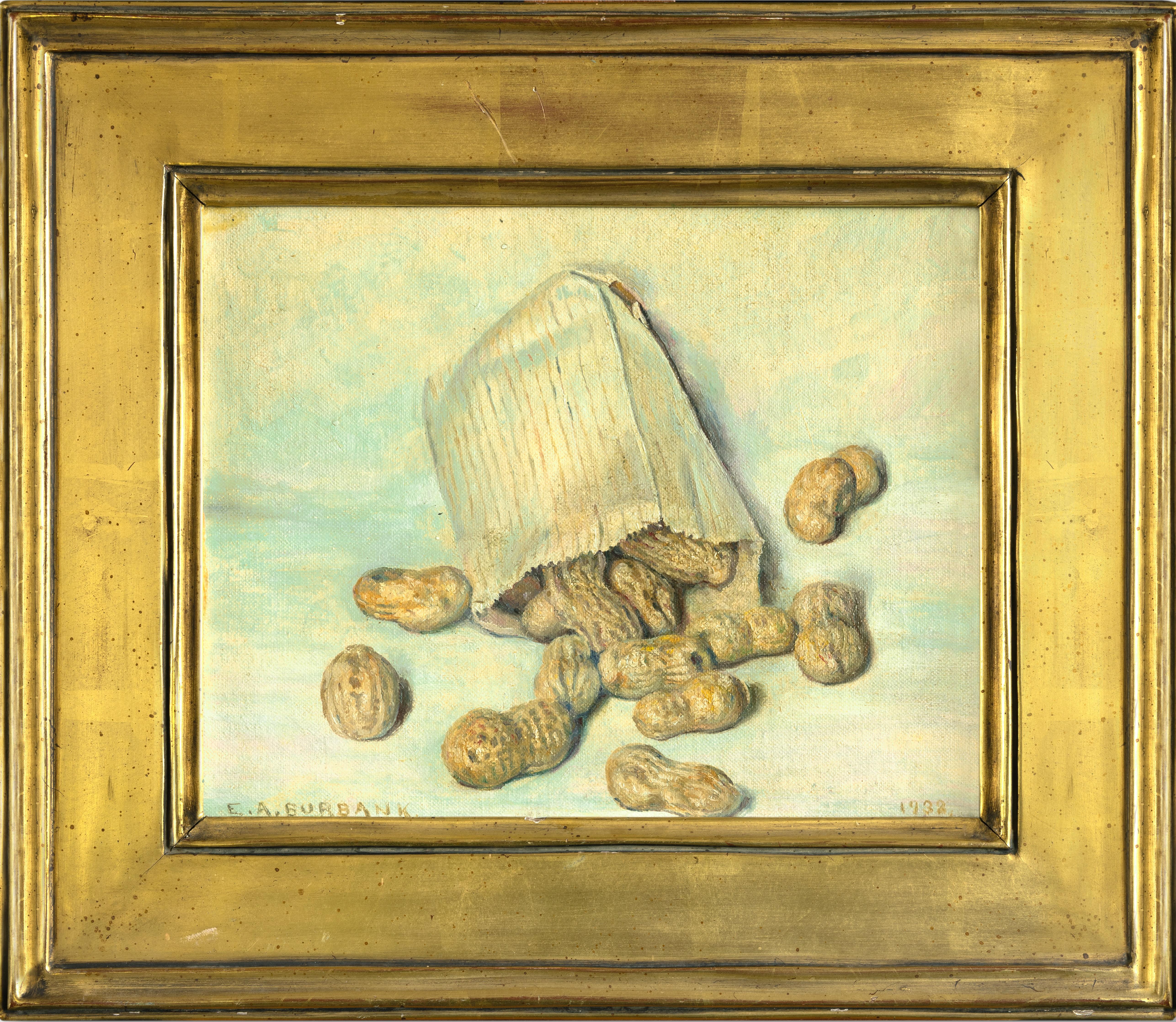Elbridge Ayer Burbank Still-Life Painting - Split Peanuts
