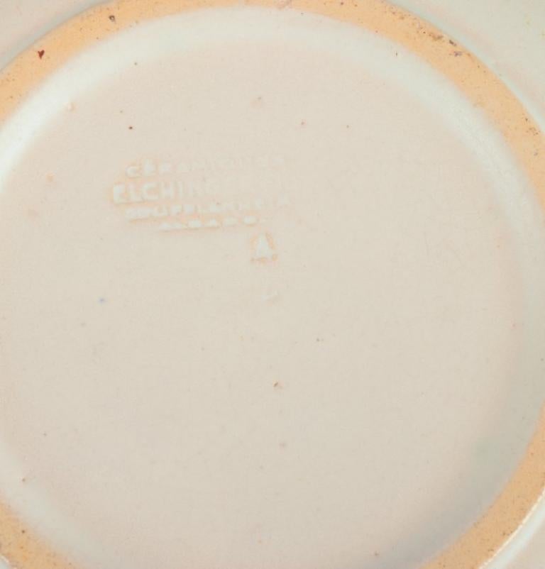 Ceramica Elchinger, Francia. Due ciotole in ceramica con smalto chiaro. in vendita
