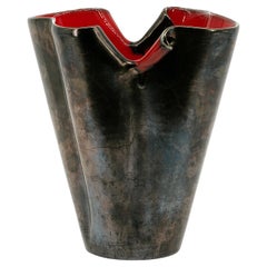 Elchinger French Midcentury Stoneware Vase