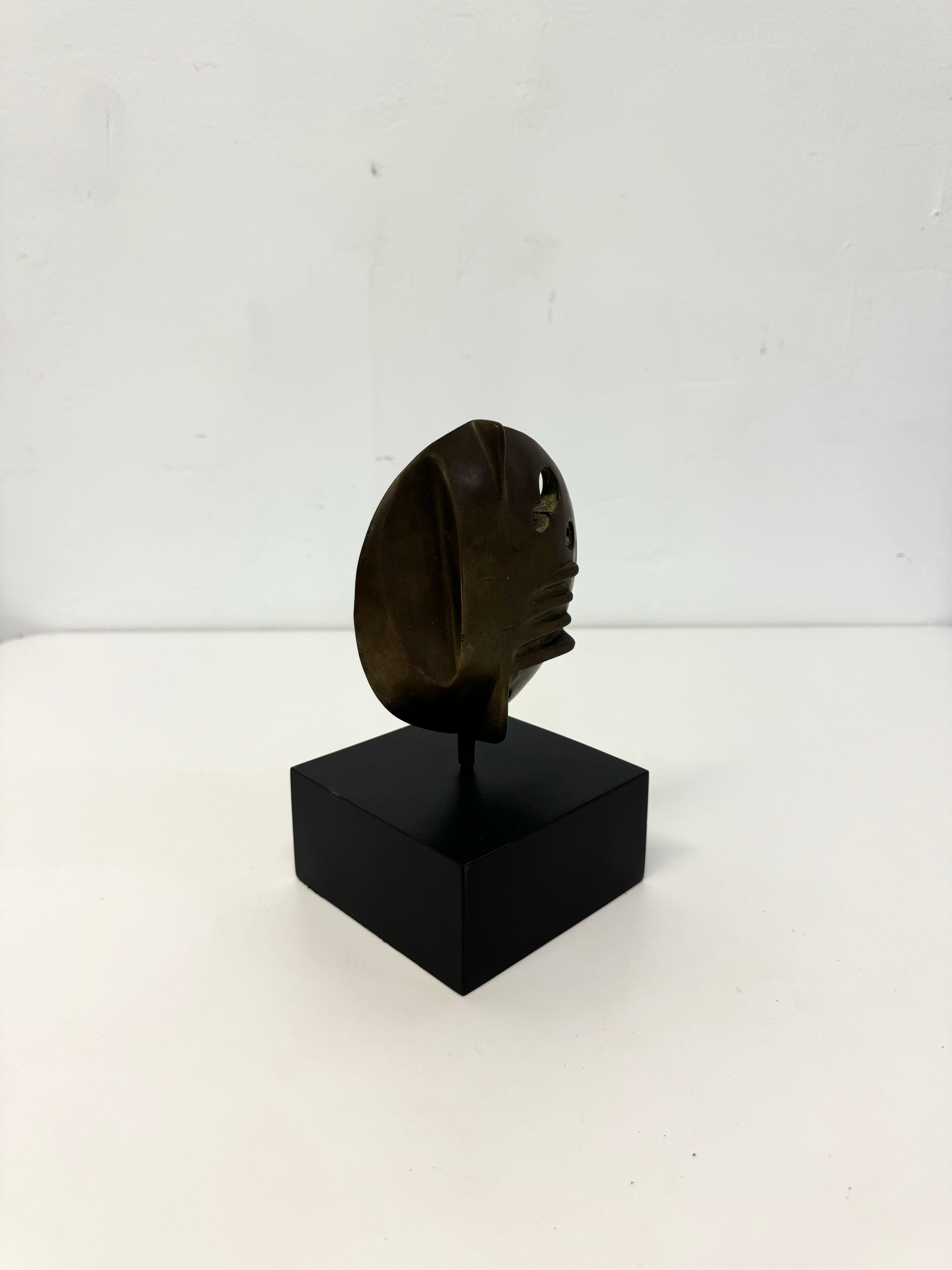 Scultura moderna astratta in bronzo di Elcio Becheroni, anni '60 in vendita 3
