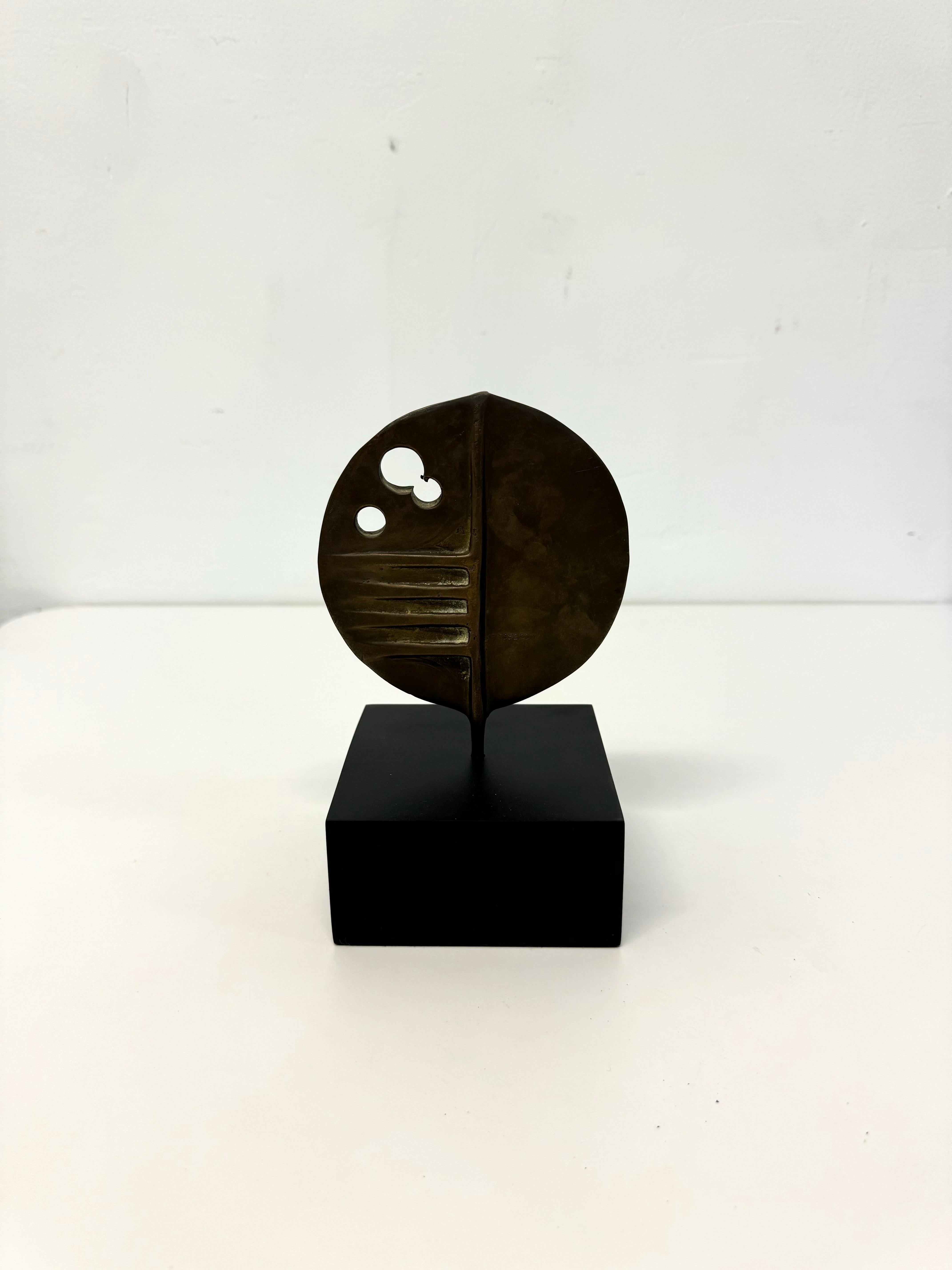 Scultura moderna astratta in bronzo di Elcio Becheroni, anni '60 in vendita 1