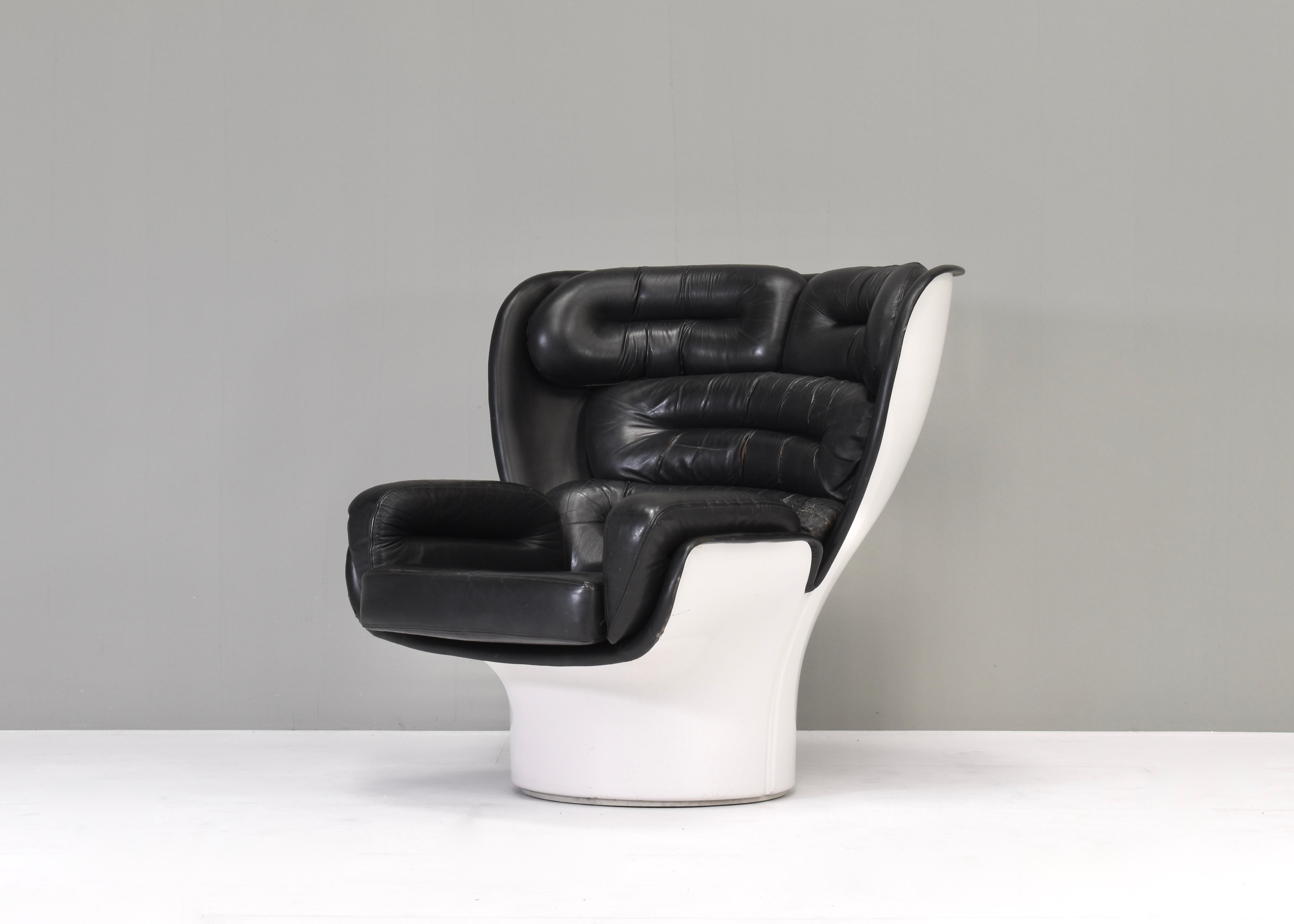Italian Elda Chair by Joe Colombo for Comfort, Italy, 1963