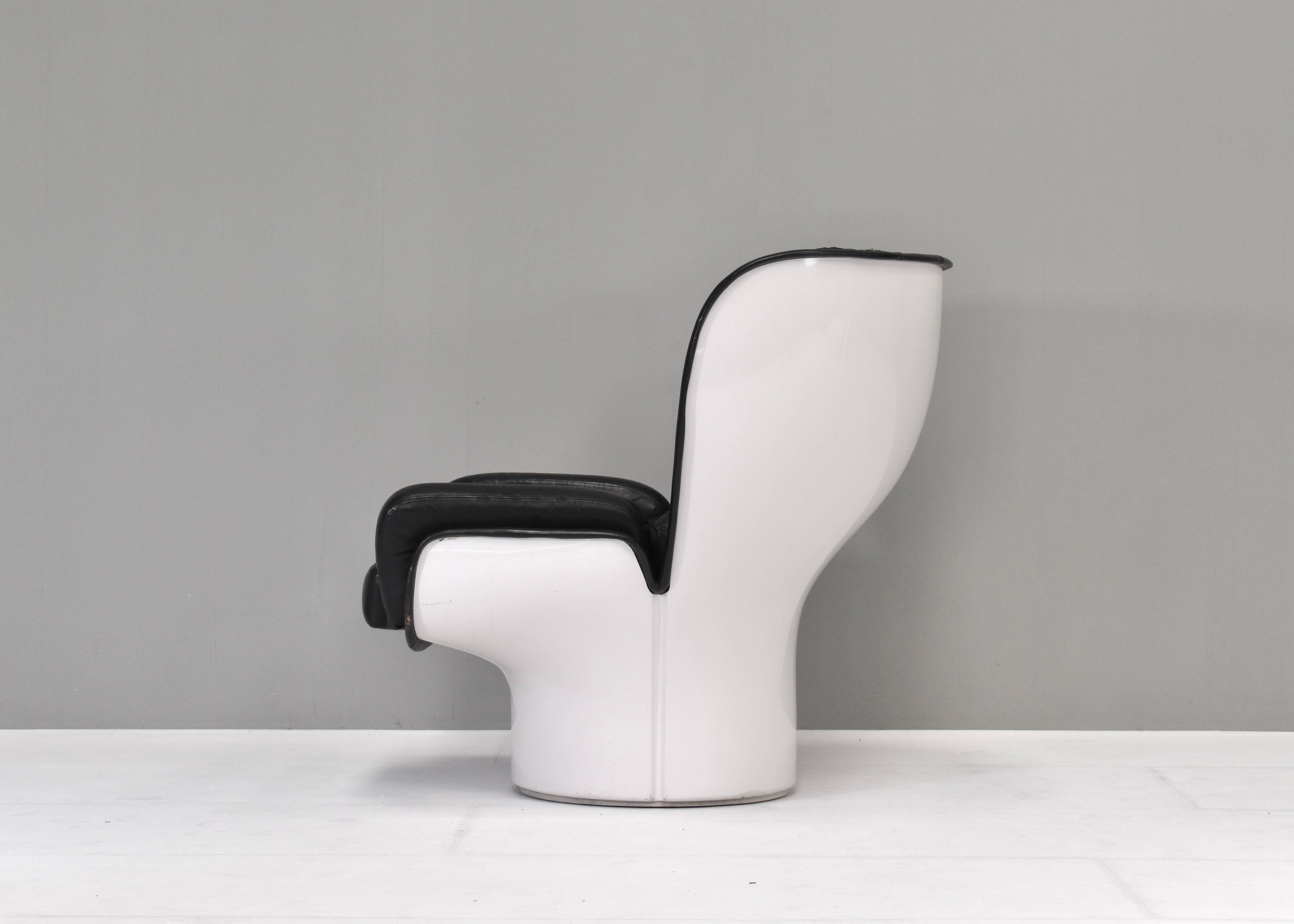 Mid-20th Century Elda Chair by Joe Colombo for Comfort, Italy, 1963
