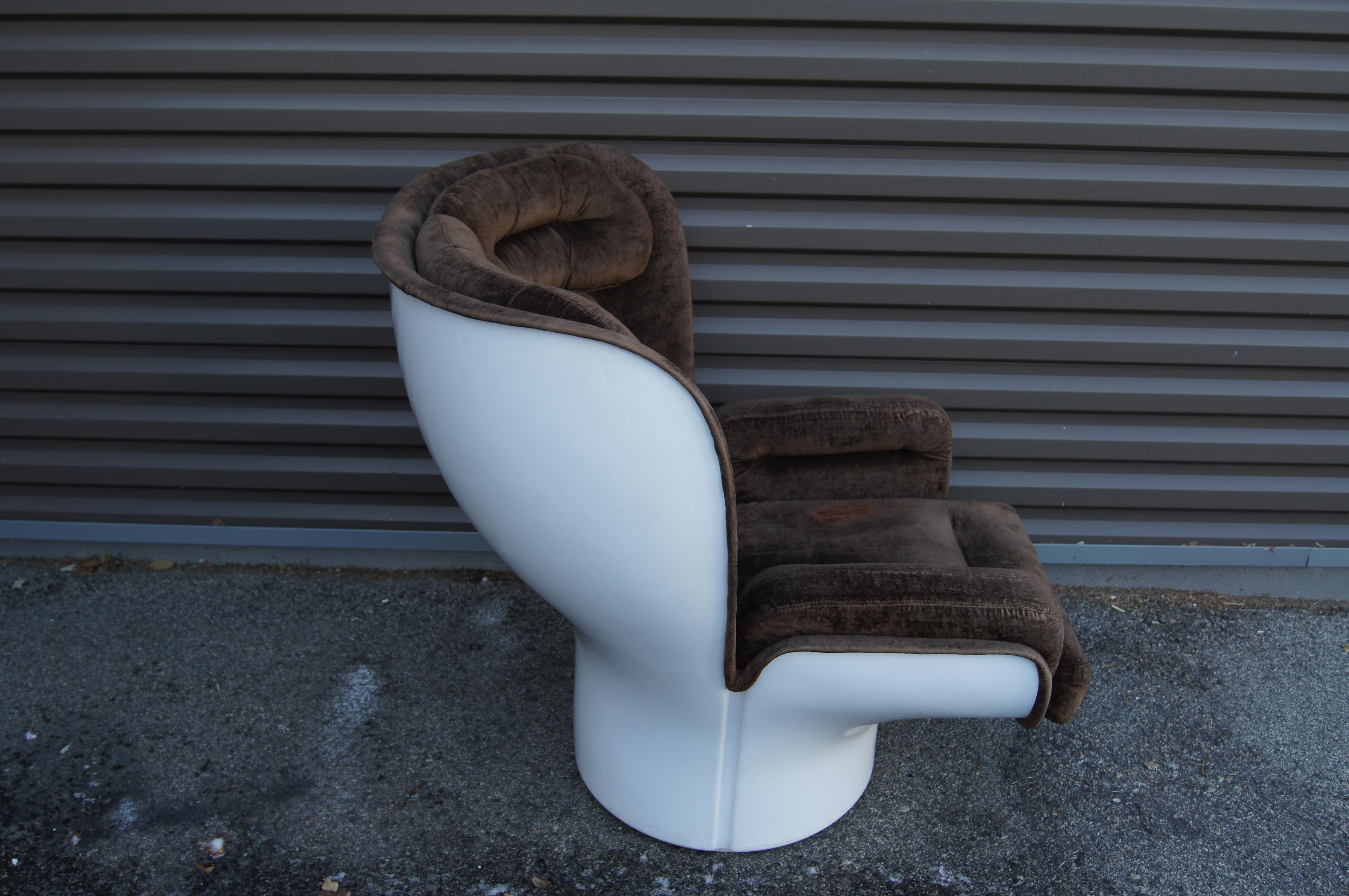 Mid-Century Modern Elda Chair by Joe Colombo For Sale