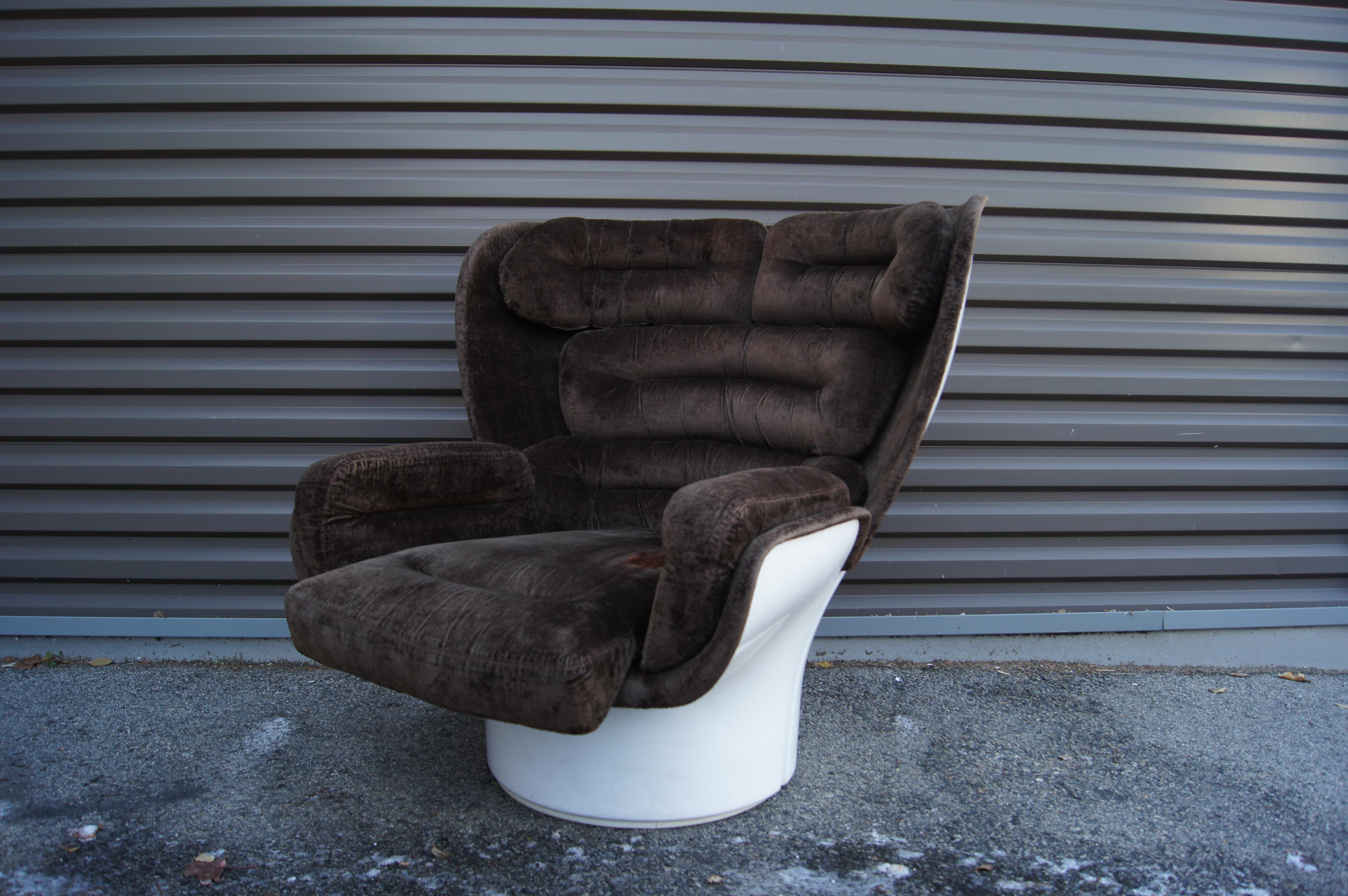 Mid-20th Century Elda Chair by Joe Colombo For Sale