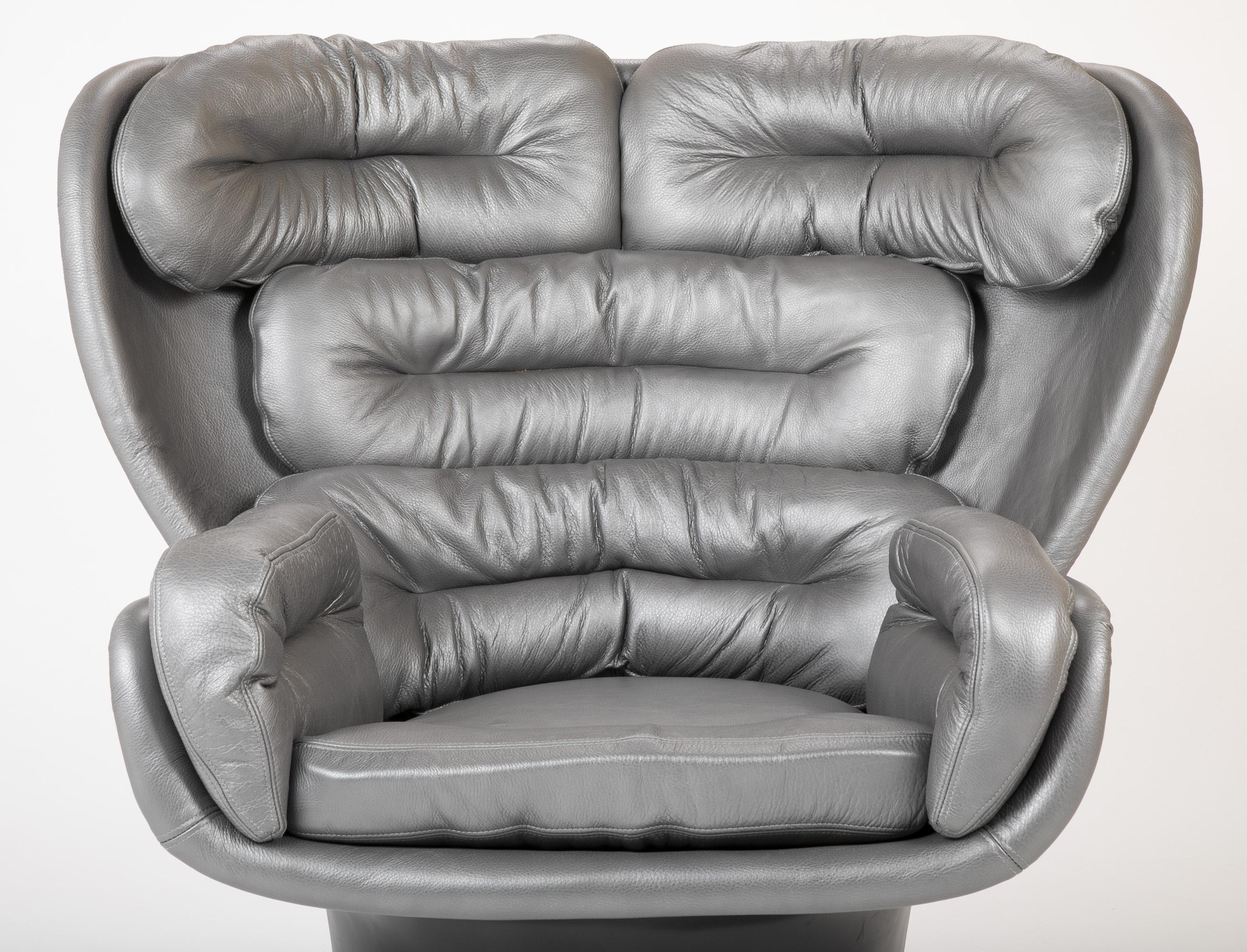 Mid-Century Modern Elda Lounge Chair by Joe Colombo, 1963