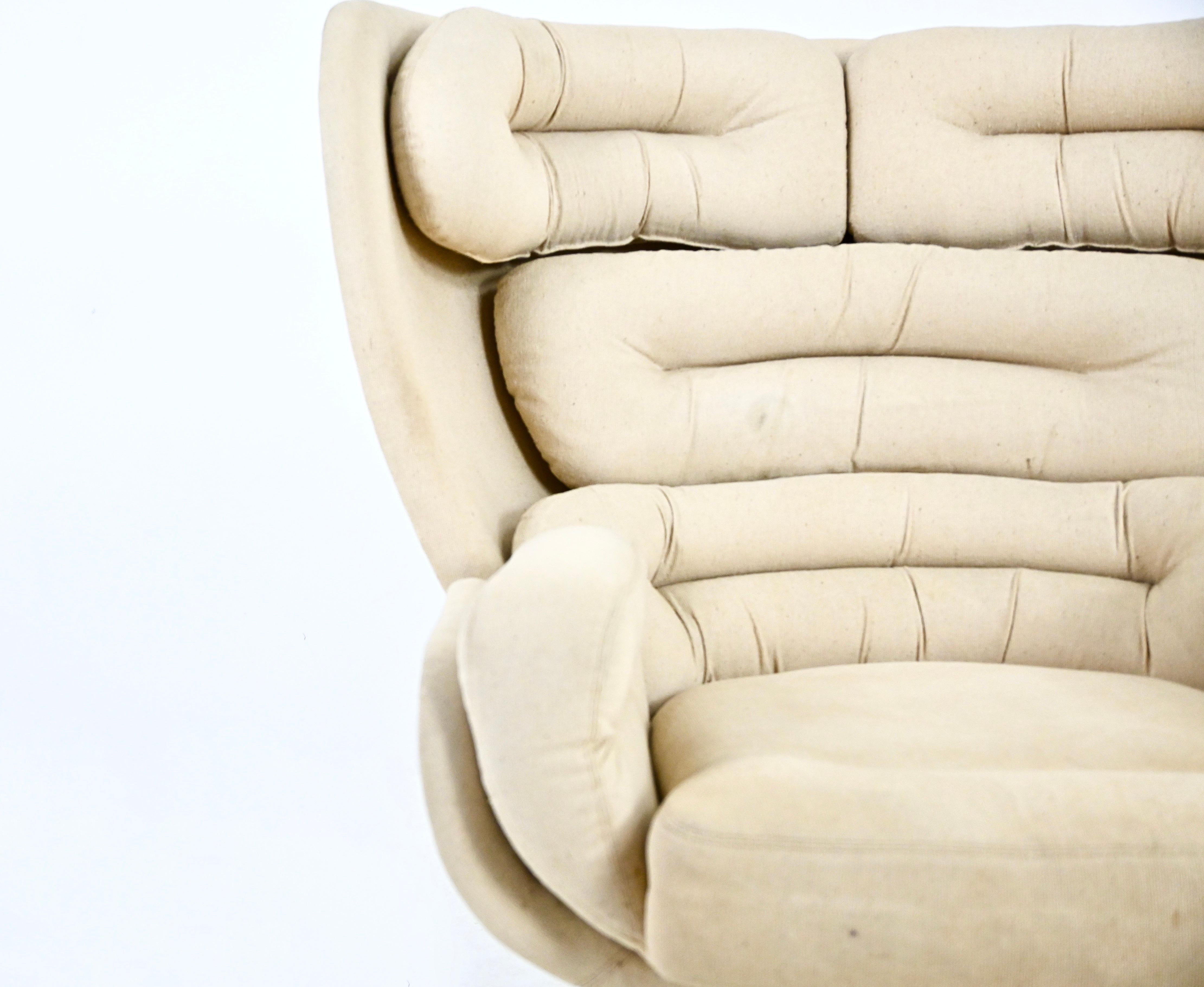 Elda Lounge Chair by Joe Colombo for Comfort, Italy 1960s For Sale 3