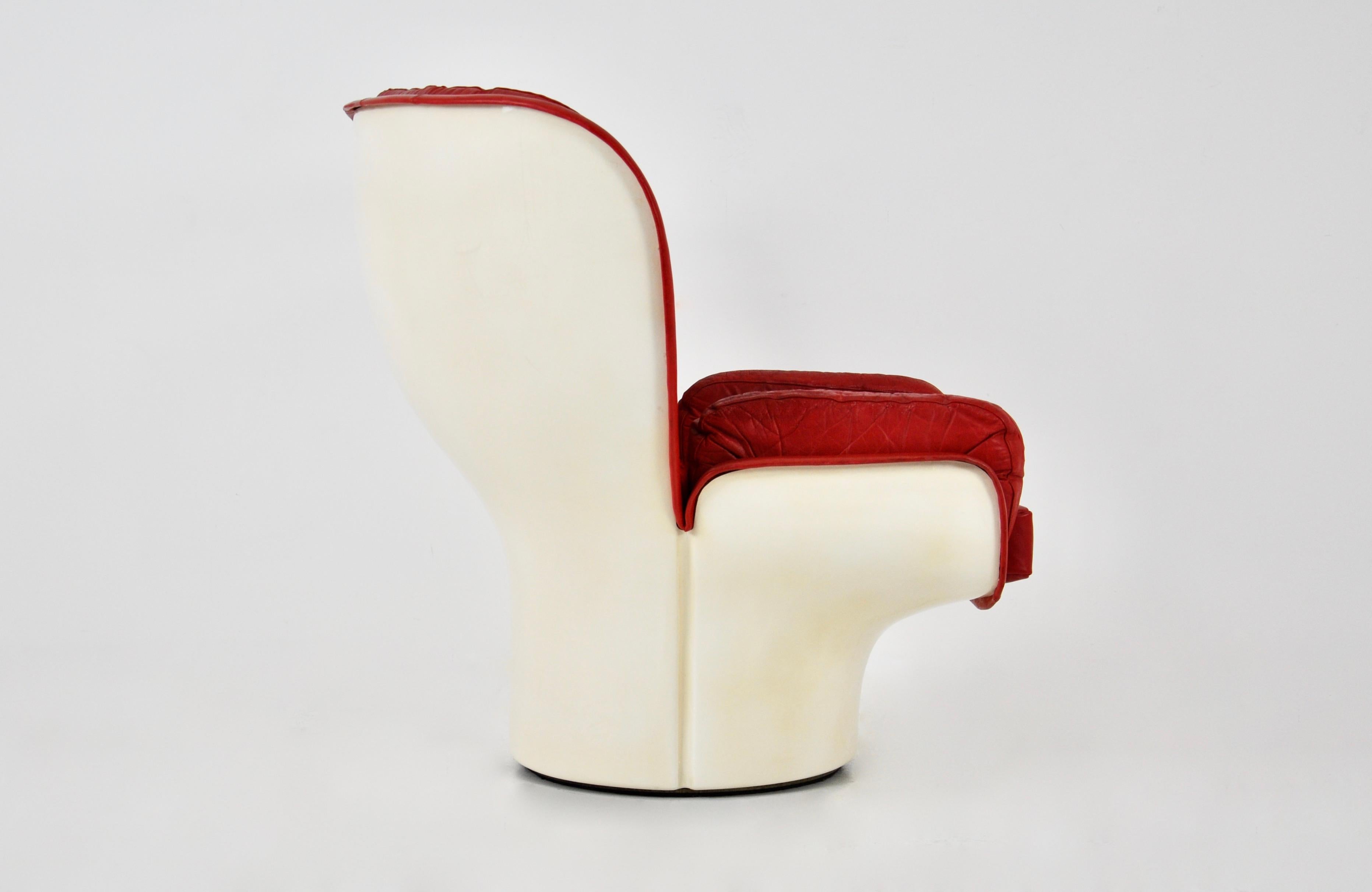 Italian Elda Lounge Chair by Joe Colombo for Comfort, Italy, 1960s For Sale