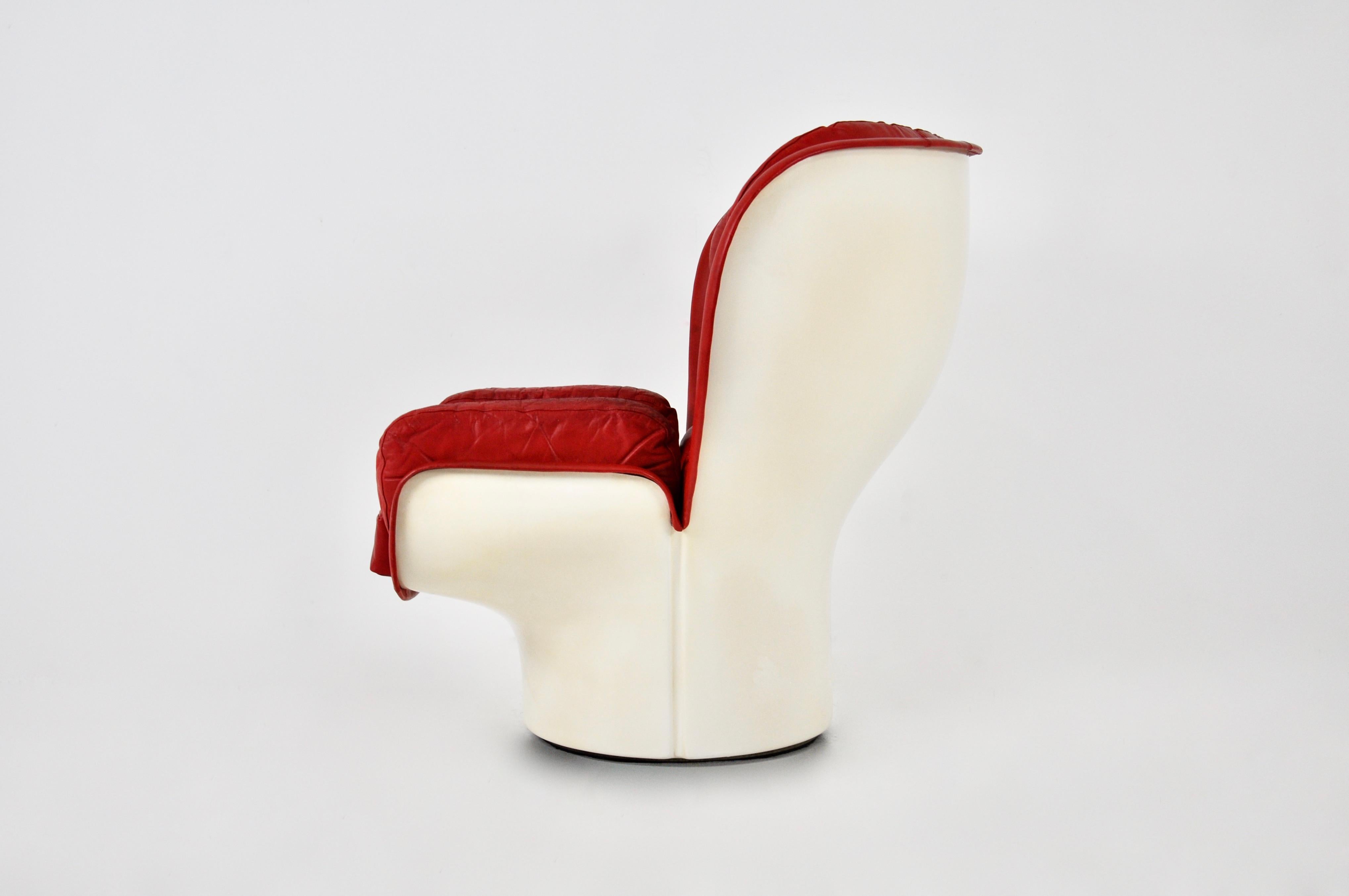 Mid-20th Century Elda Lounge Chair by Joe Colombo for Comfort, Italy, 1960s For Sale